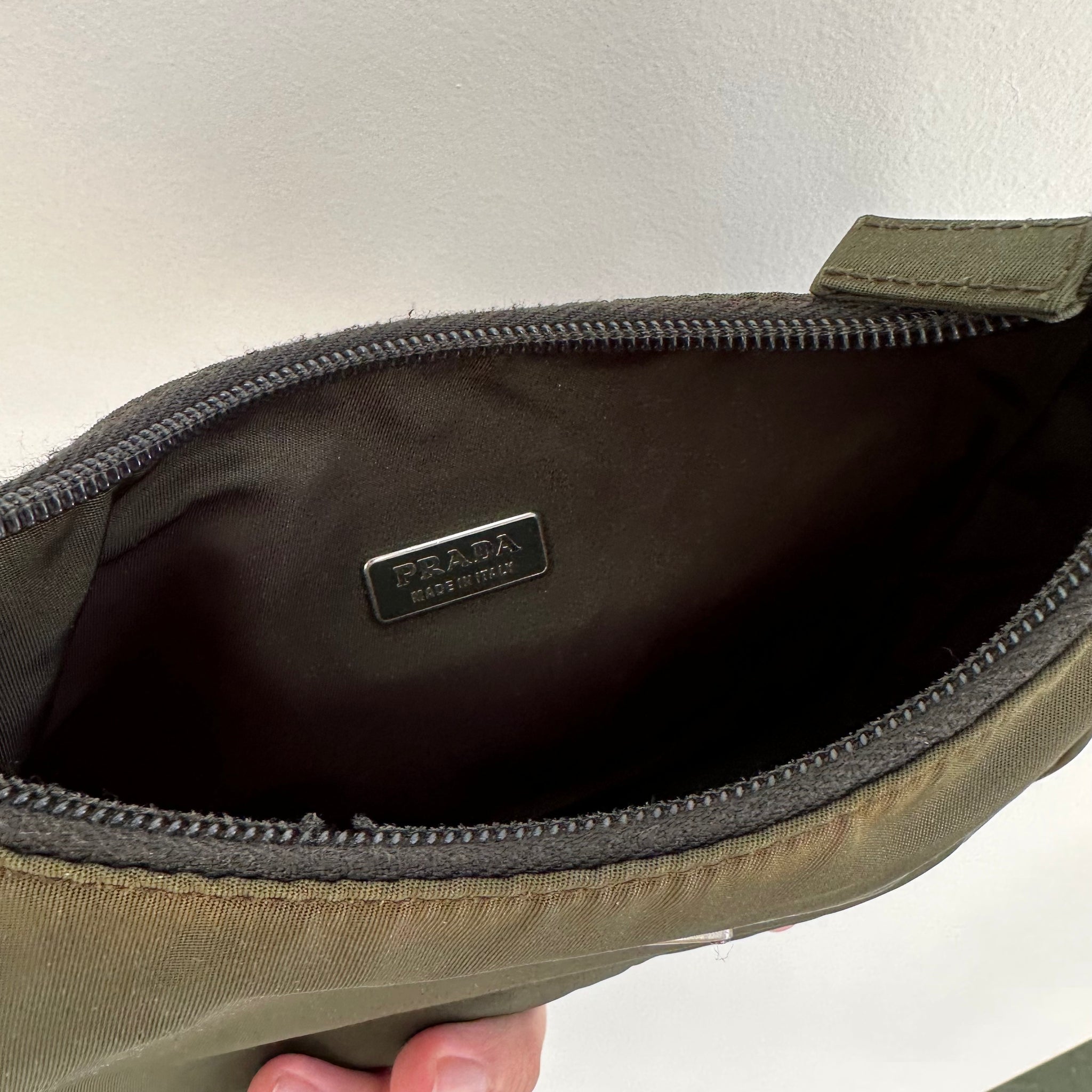 Prada Hobo Shoulder Bag Green