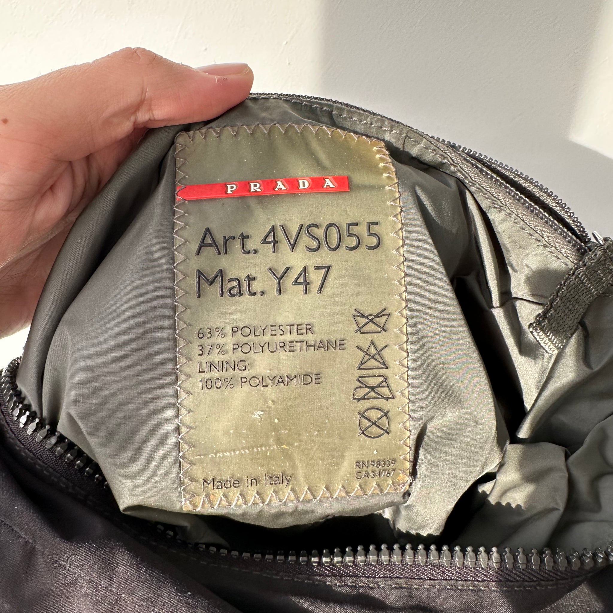 Prada Sports Bag Nylon Black