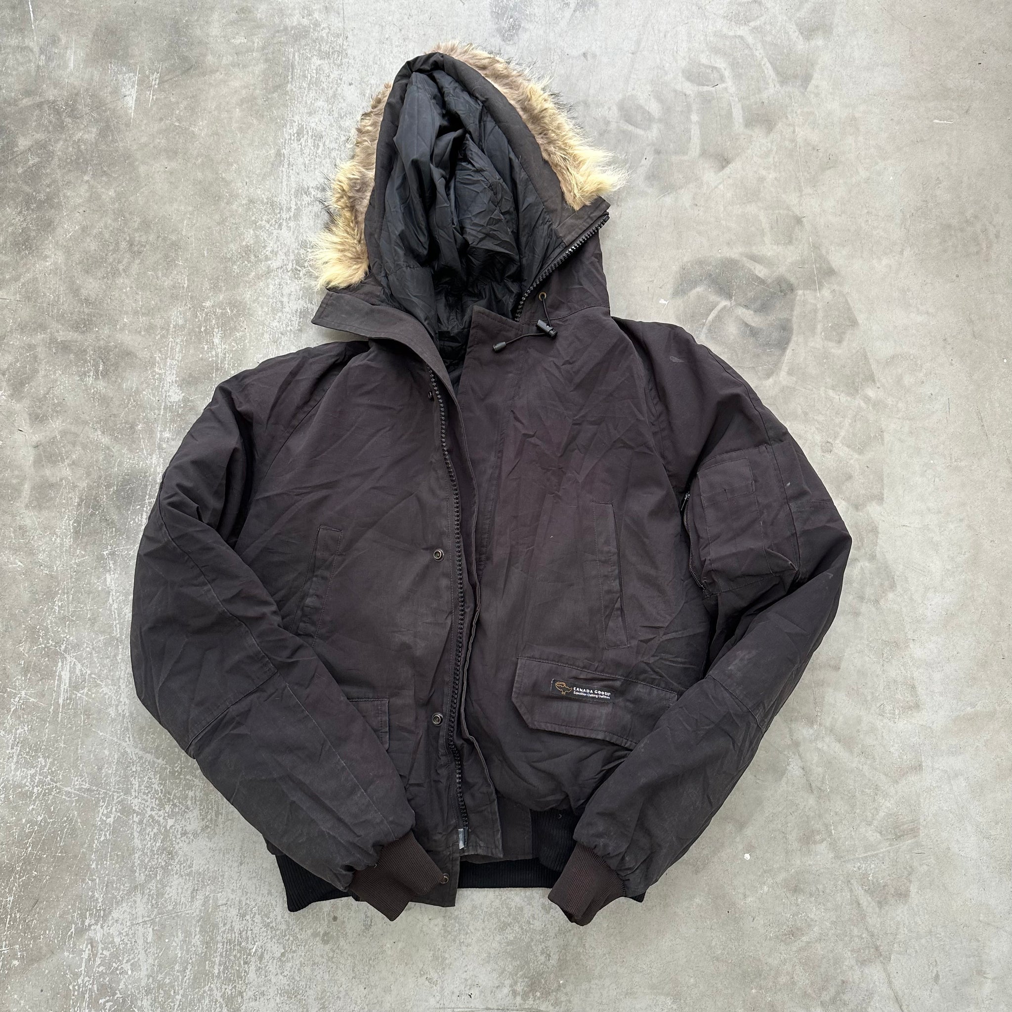 Canada Goose Black Front Pocket Jacket Size M