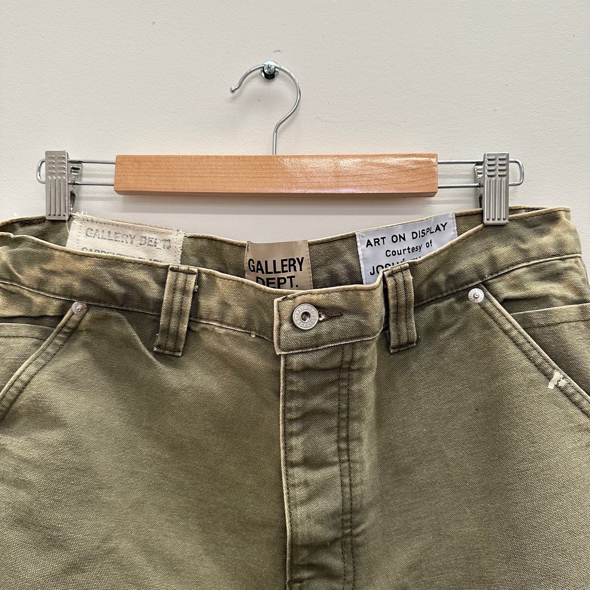 Gallery Dept. La Carpenter Flared-Leg Trousers Moss Size 33
