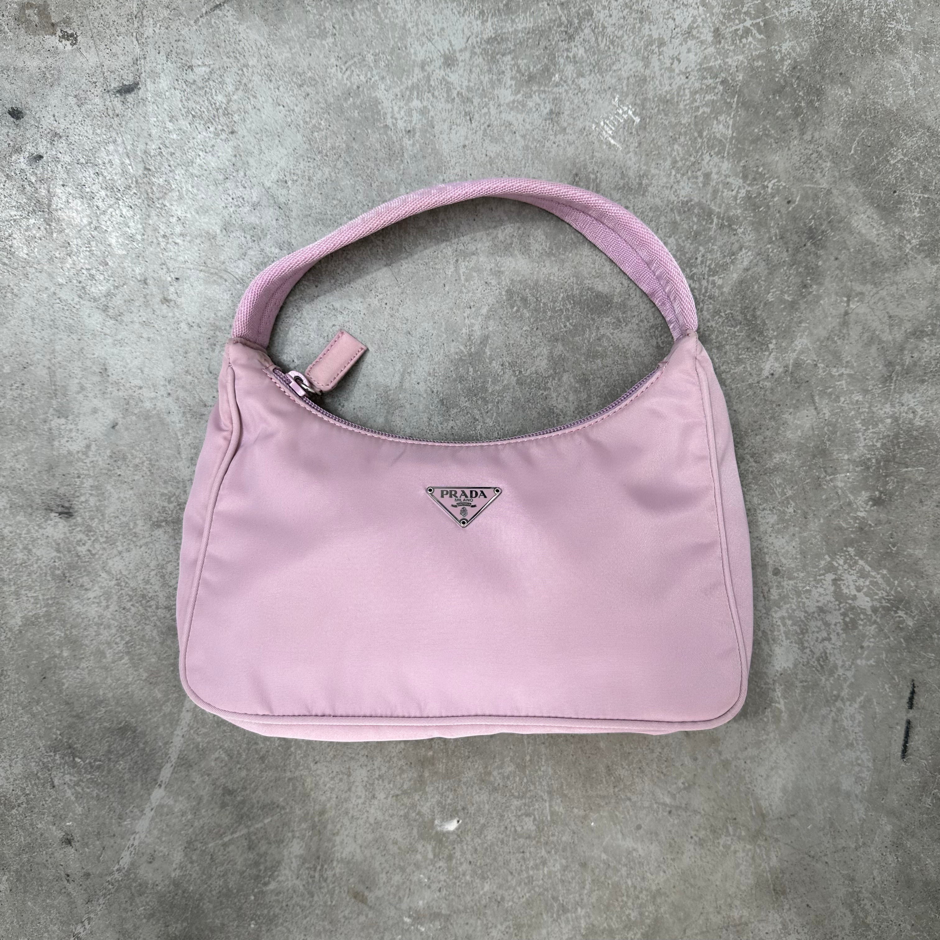 Prada Hobo Shoulder Bag Pink