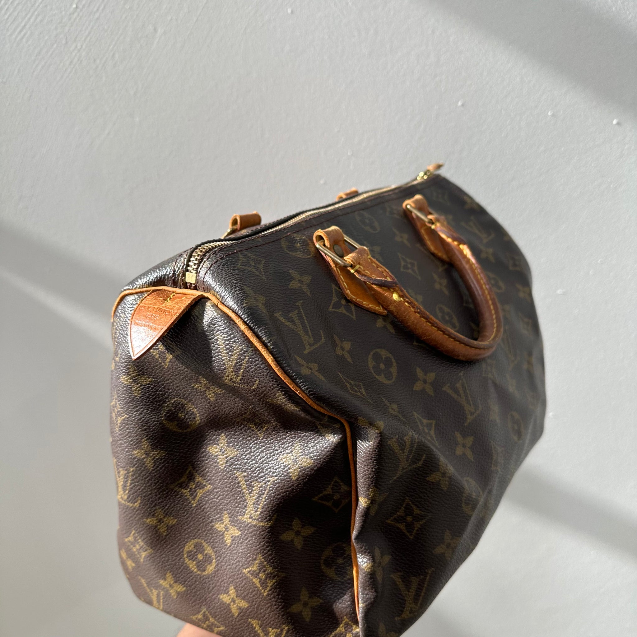 Louis Vuitton Speedy 30 Monogram Hand Bag (2002)
