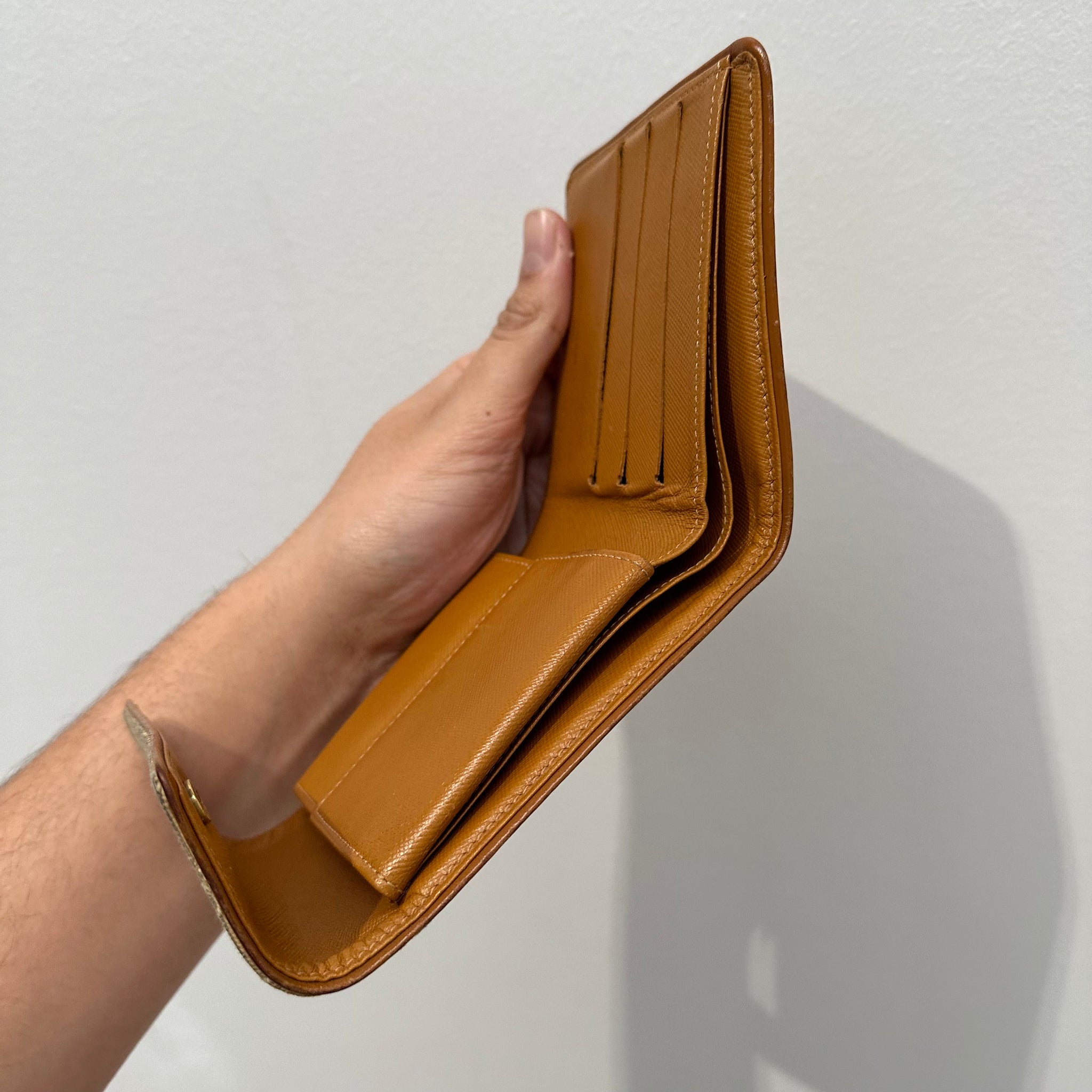 Louis Vuitton Bifold Yellow Denim Wallet