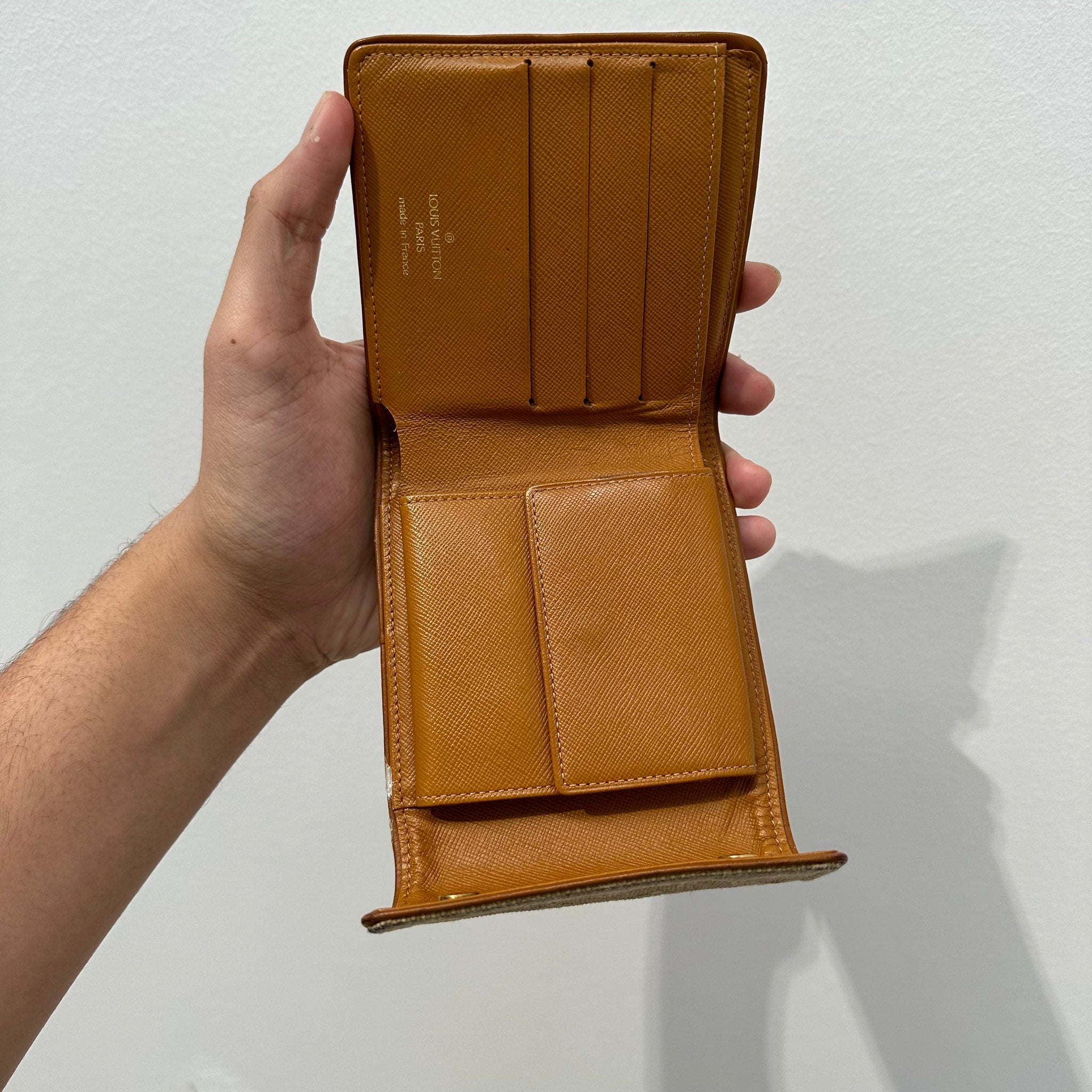 Louis Vuitton Bifold Yellow Denim Wallet