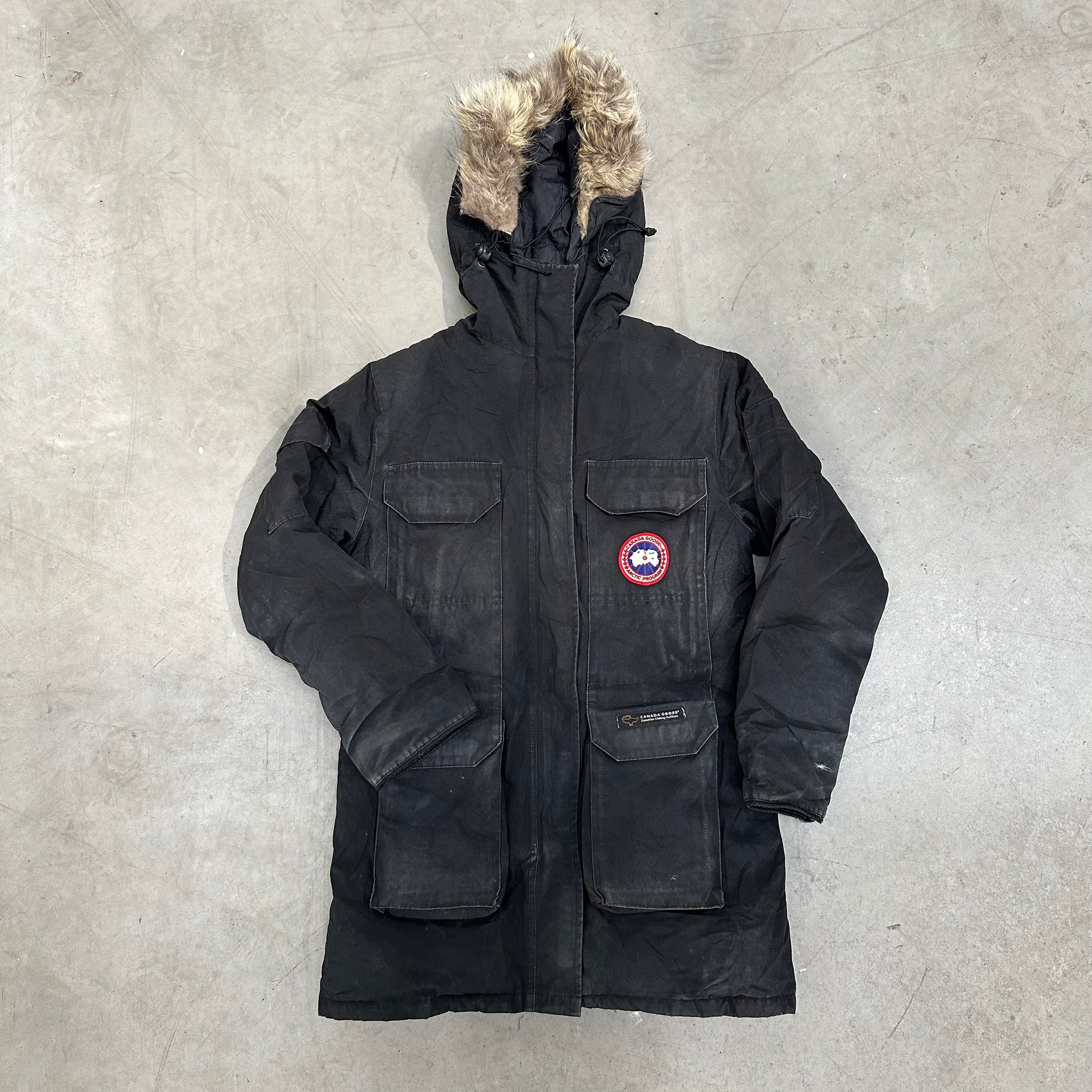 Canada Goose Black Expedition Down Jacket Size XS
