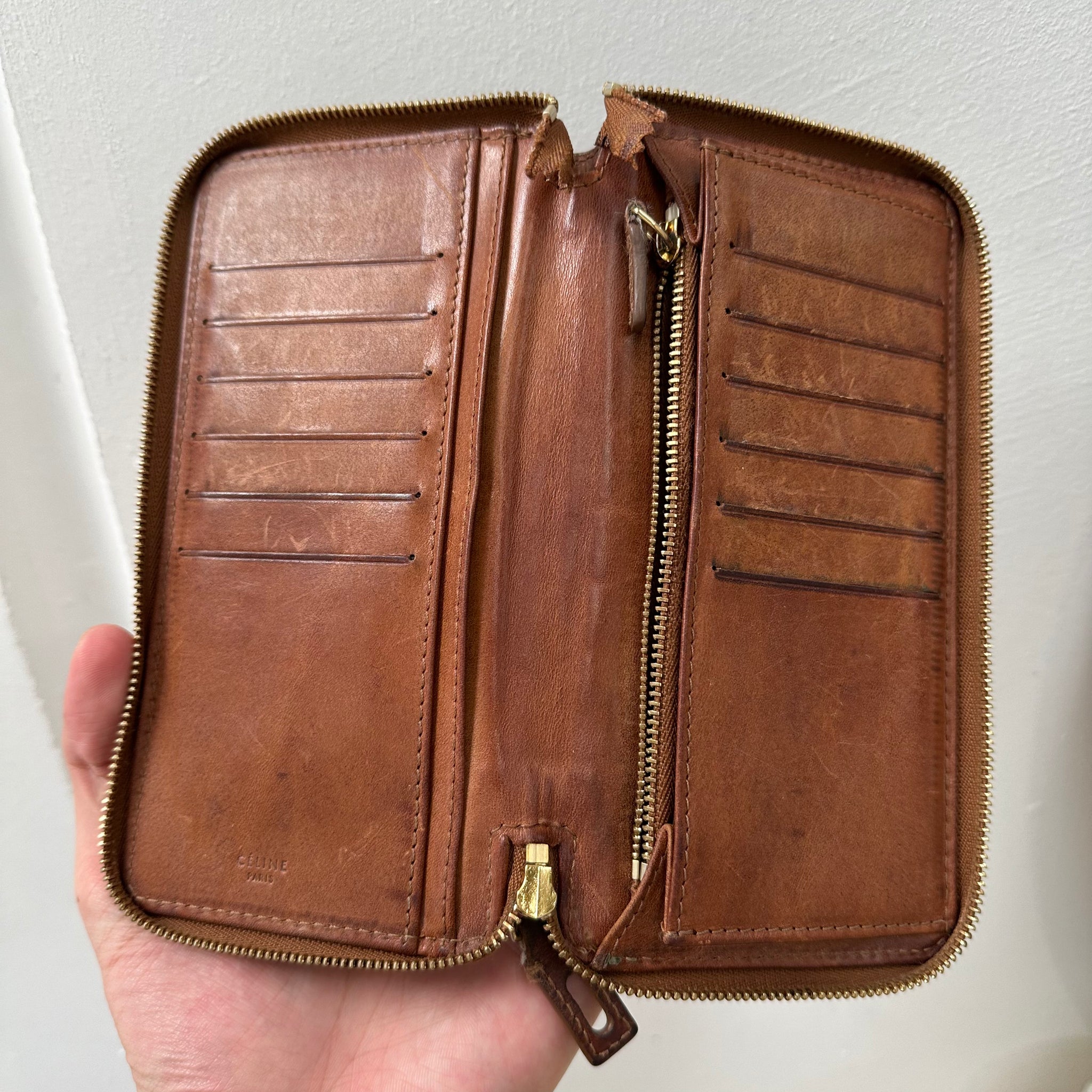 Celine Logo Long Wallet