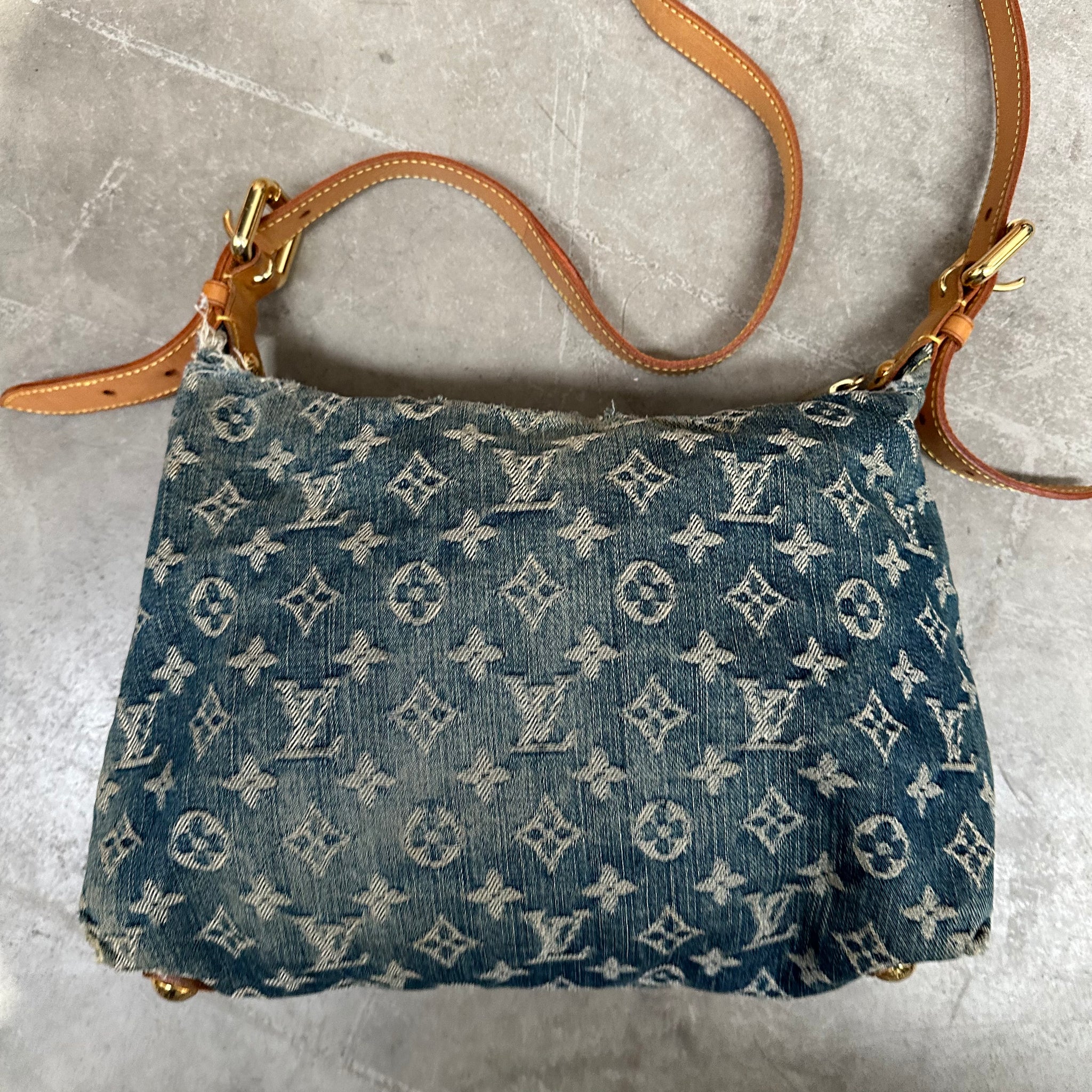 Louis Vuitton Denim Monogram Baggy Bag