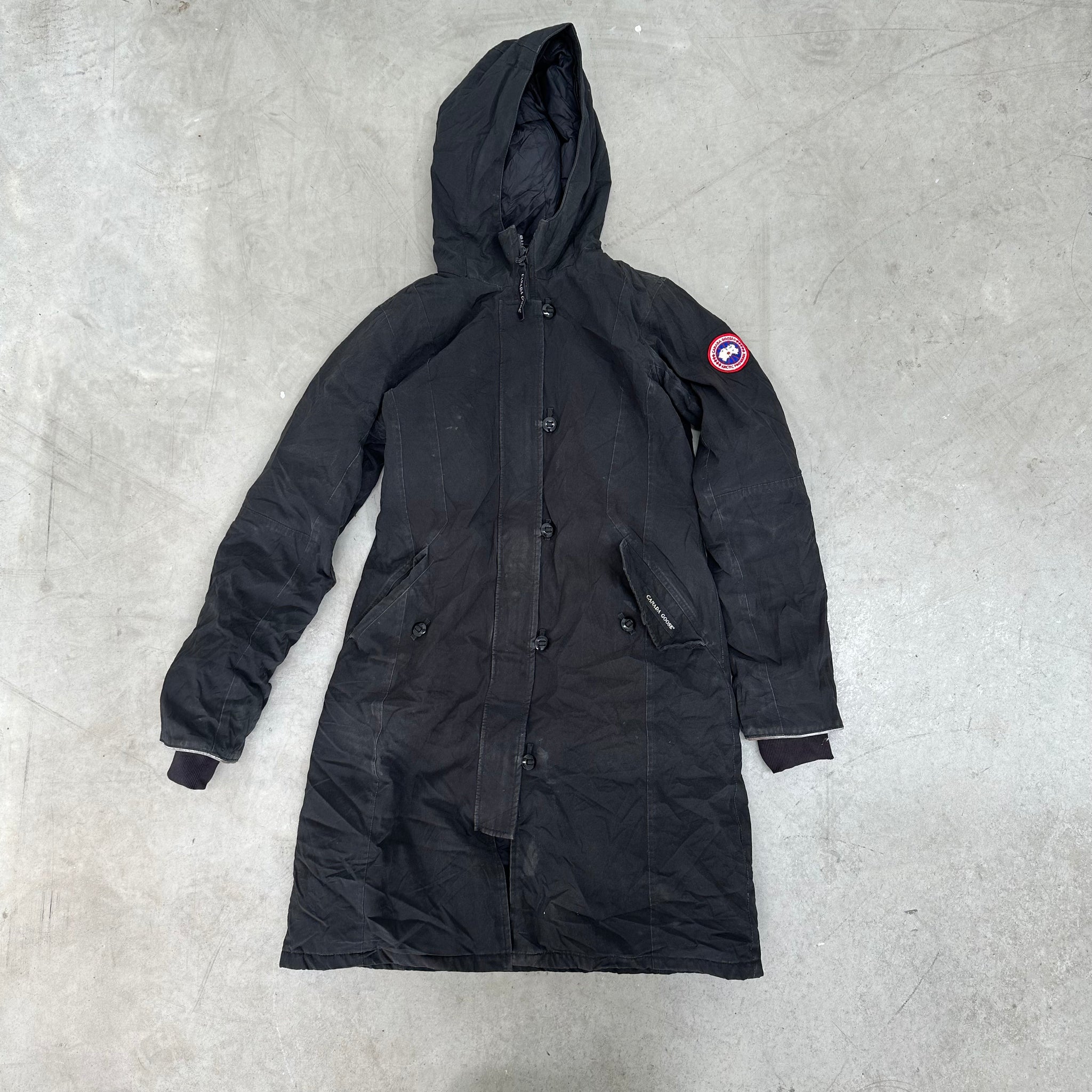Canada Goose Youth Brittania Black Parka Size XL Youth