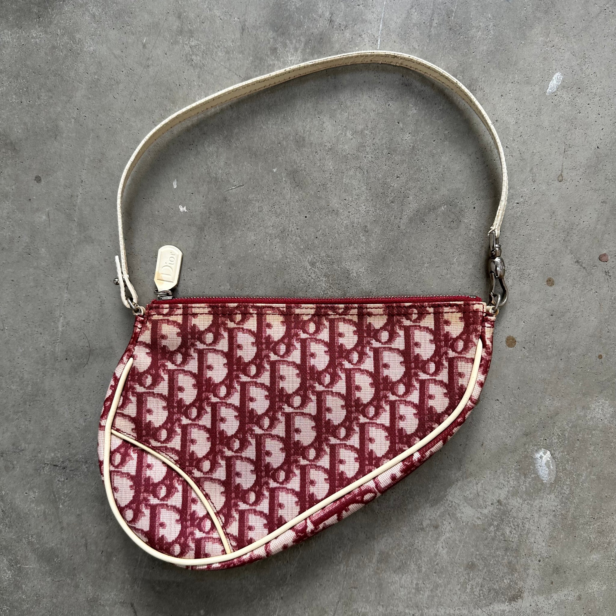 Dior Mini Saddle Bag Red