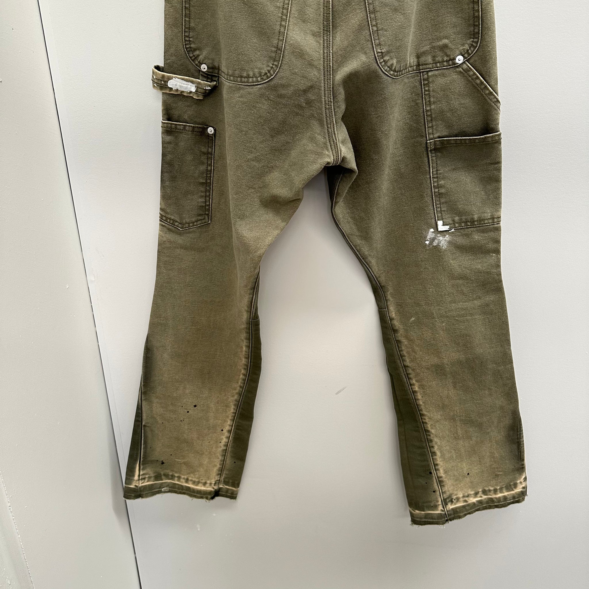 Gallery Dept. La Carpenter Flared-Leg Trousers Moss Size 33