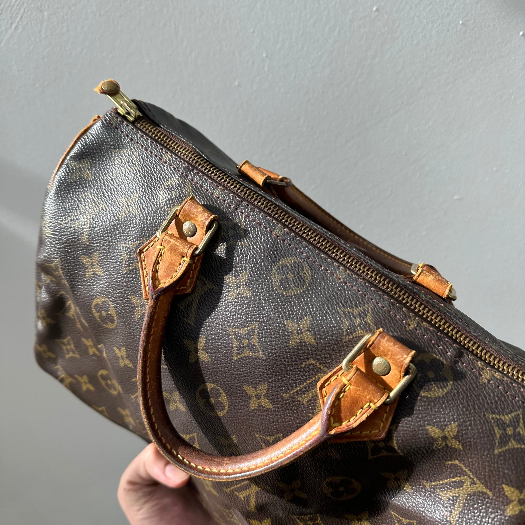 Louis Vuitton Speedy 30 Monogram Hand Bag (2002)