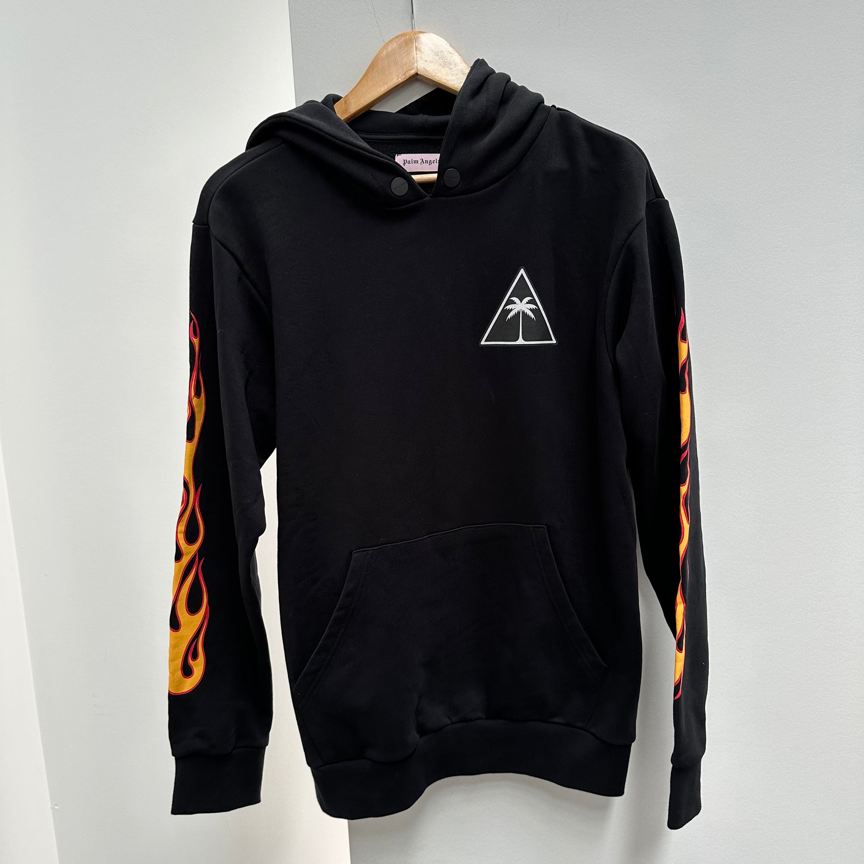 Palm Angels Flame Hoodie M Curated by Charbel