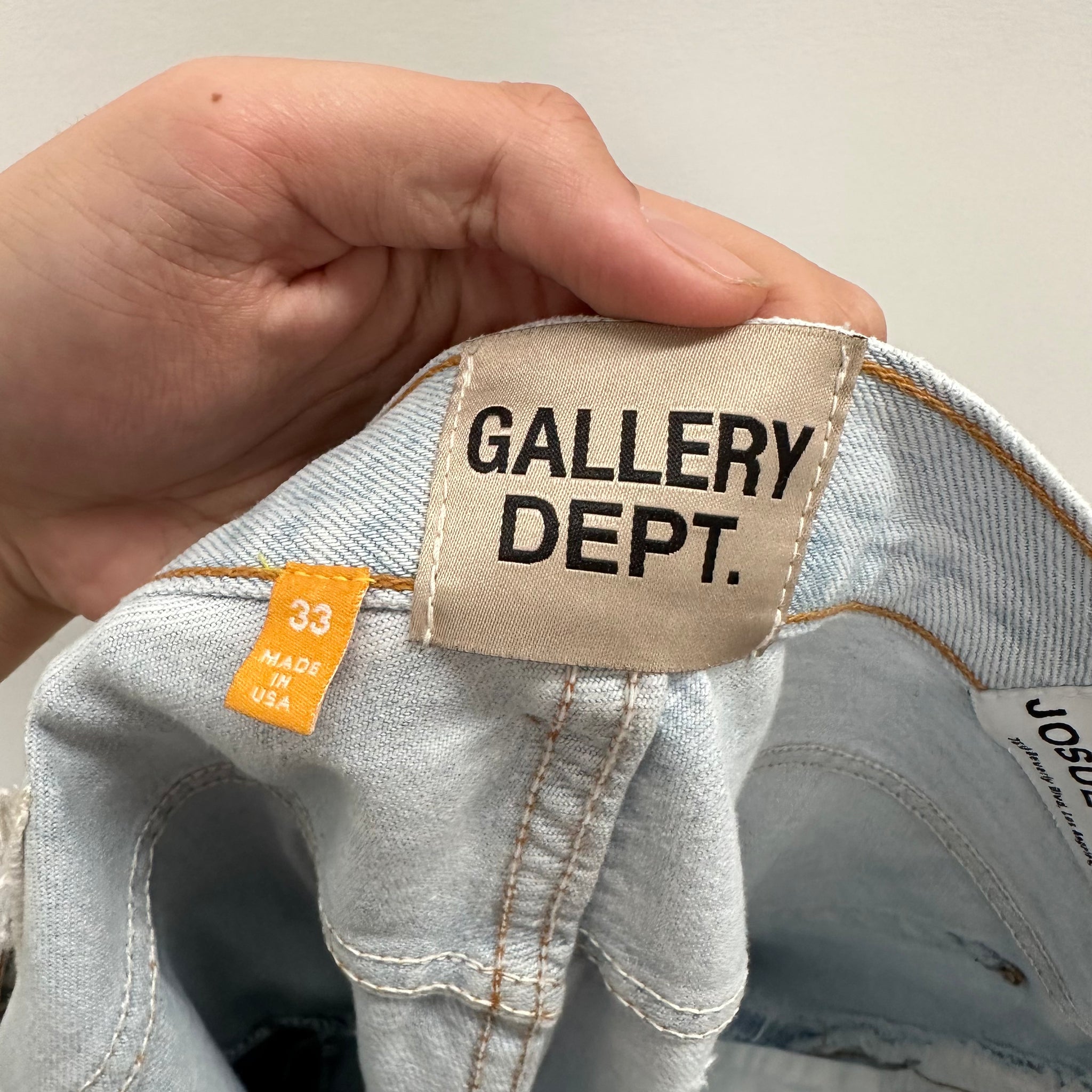 Gallery Dept. Multi Colour G Patch Flare Jeans Size 31