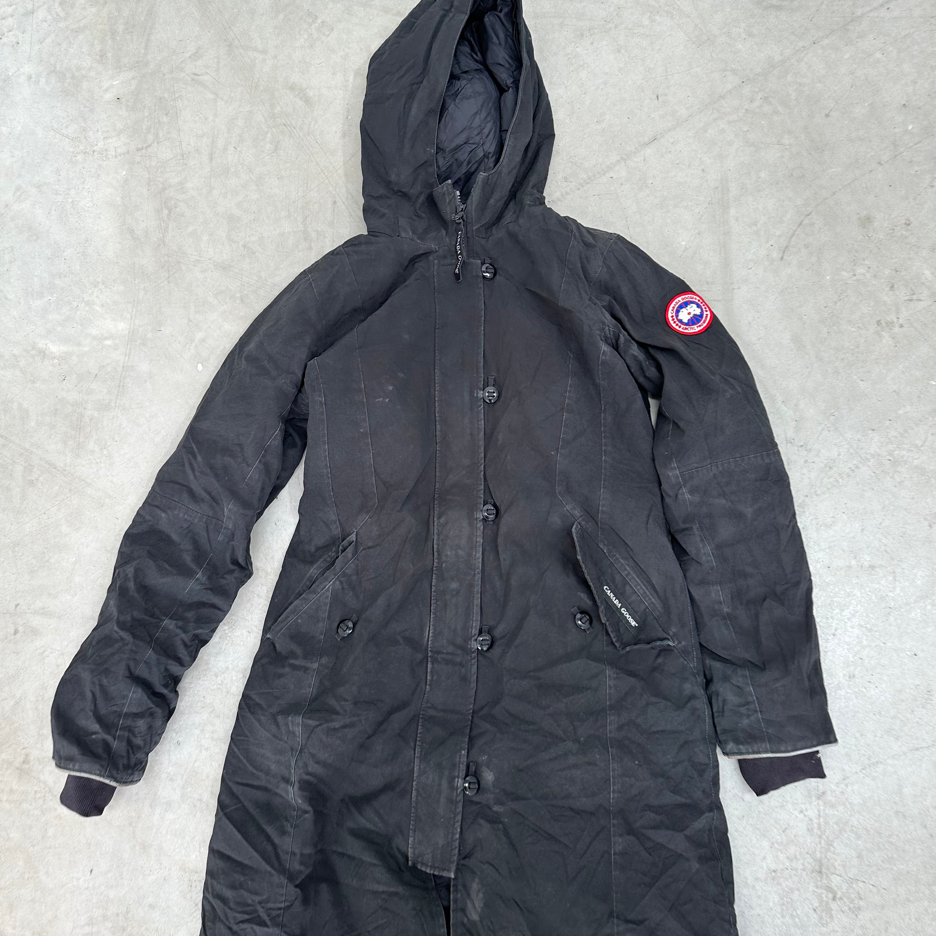Canada Goose Youth Brittania Black Parka Size XL Youth Curated