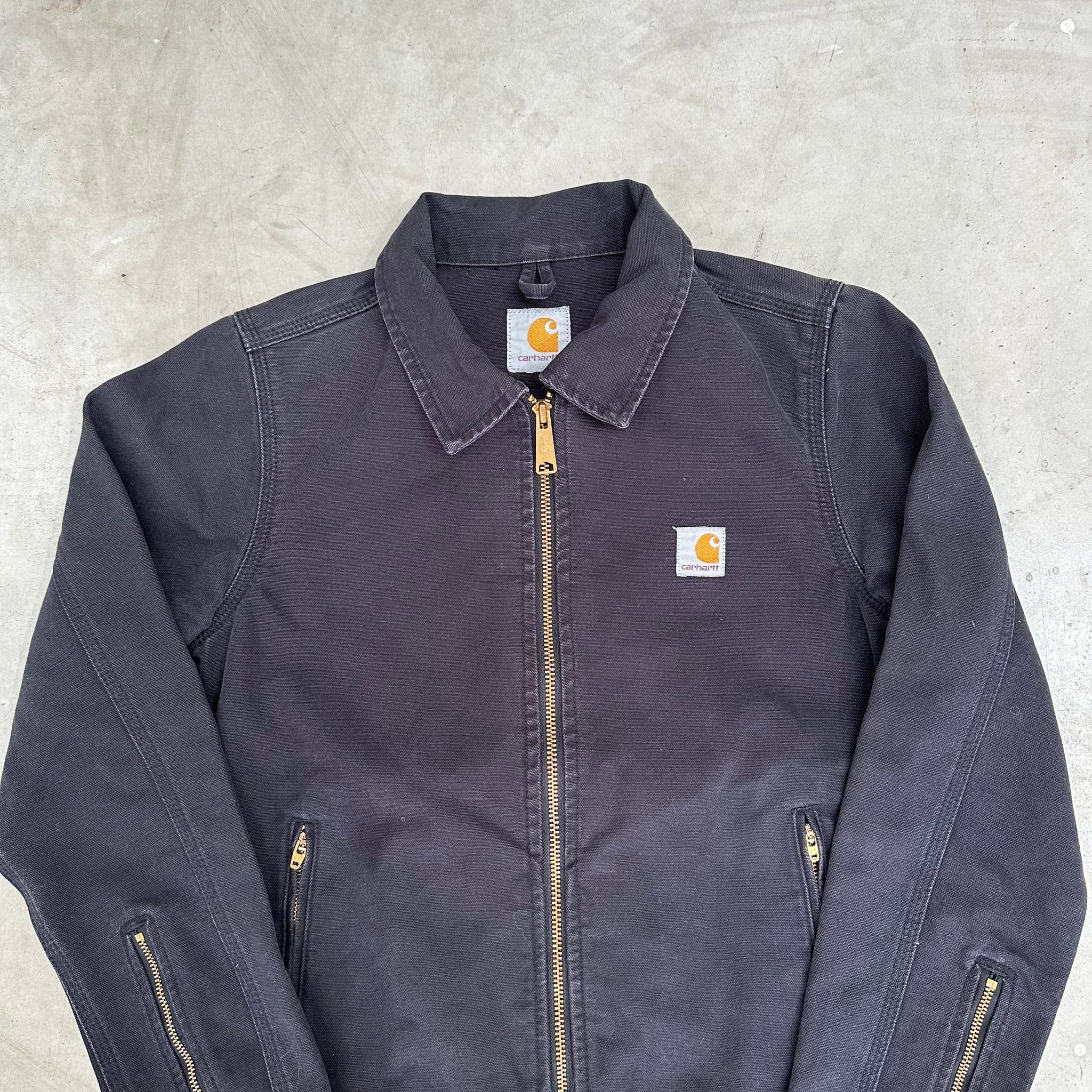 Carhartt Zip Detail Black Jacket Size S