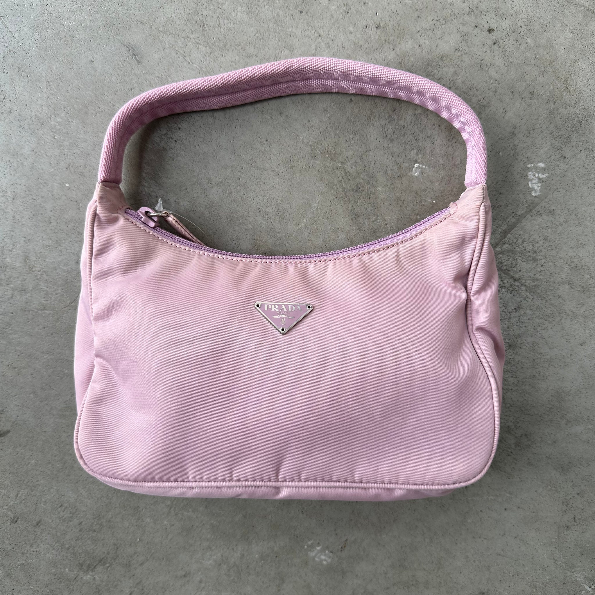 Prada Hobo Shoulder Bag Pink