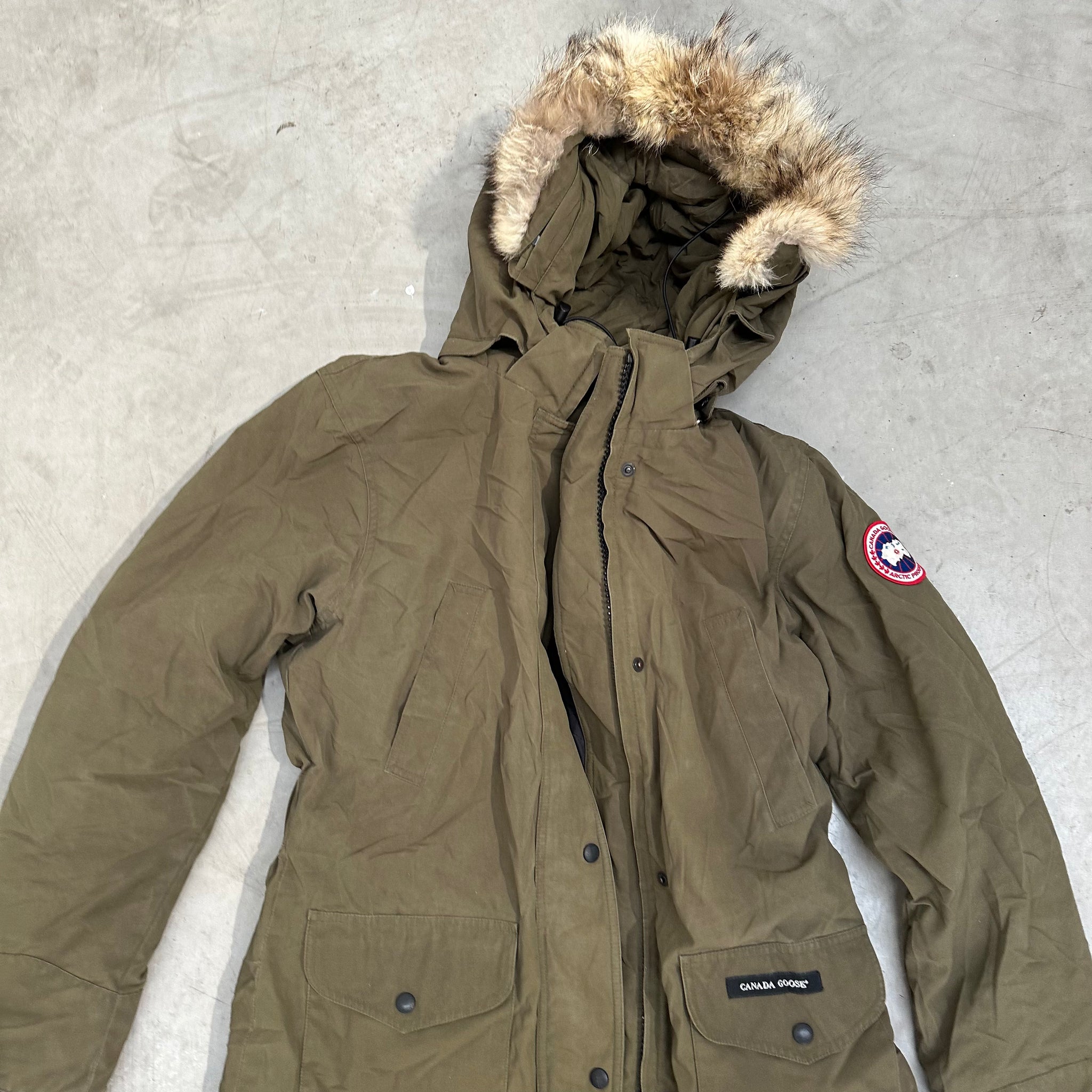Canada Goose Khaki Trillium Down Parka Size L