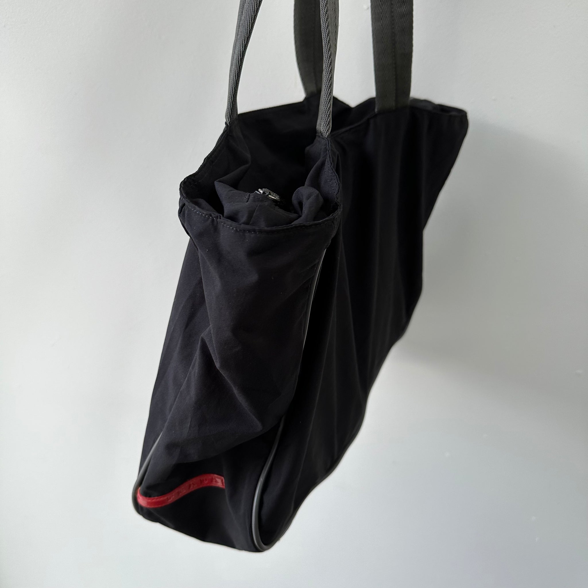 Prada Sports Square Tote Bag Nylon Black