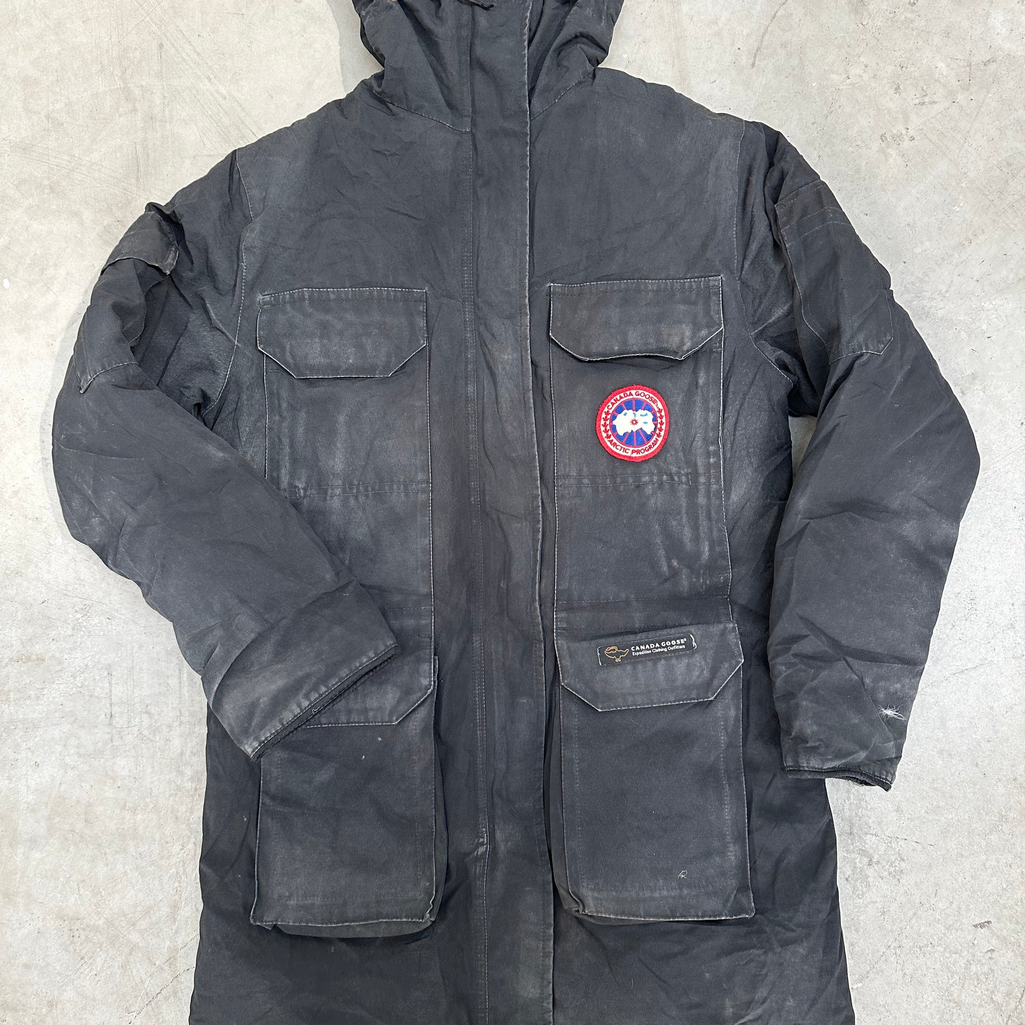 Canada Goose Black Expedition Down Jacket Size XS