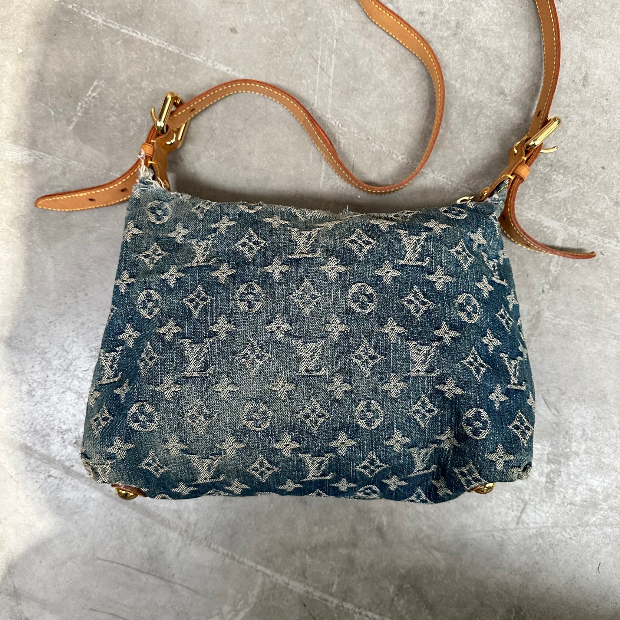 Louis Vuitton Denim Monogram Baggy Bag
