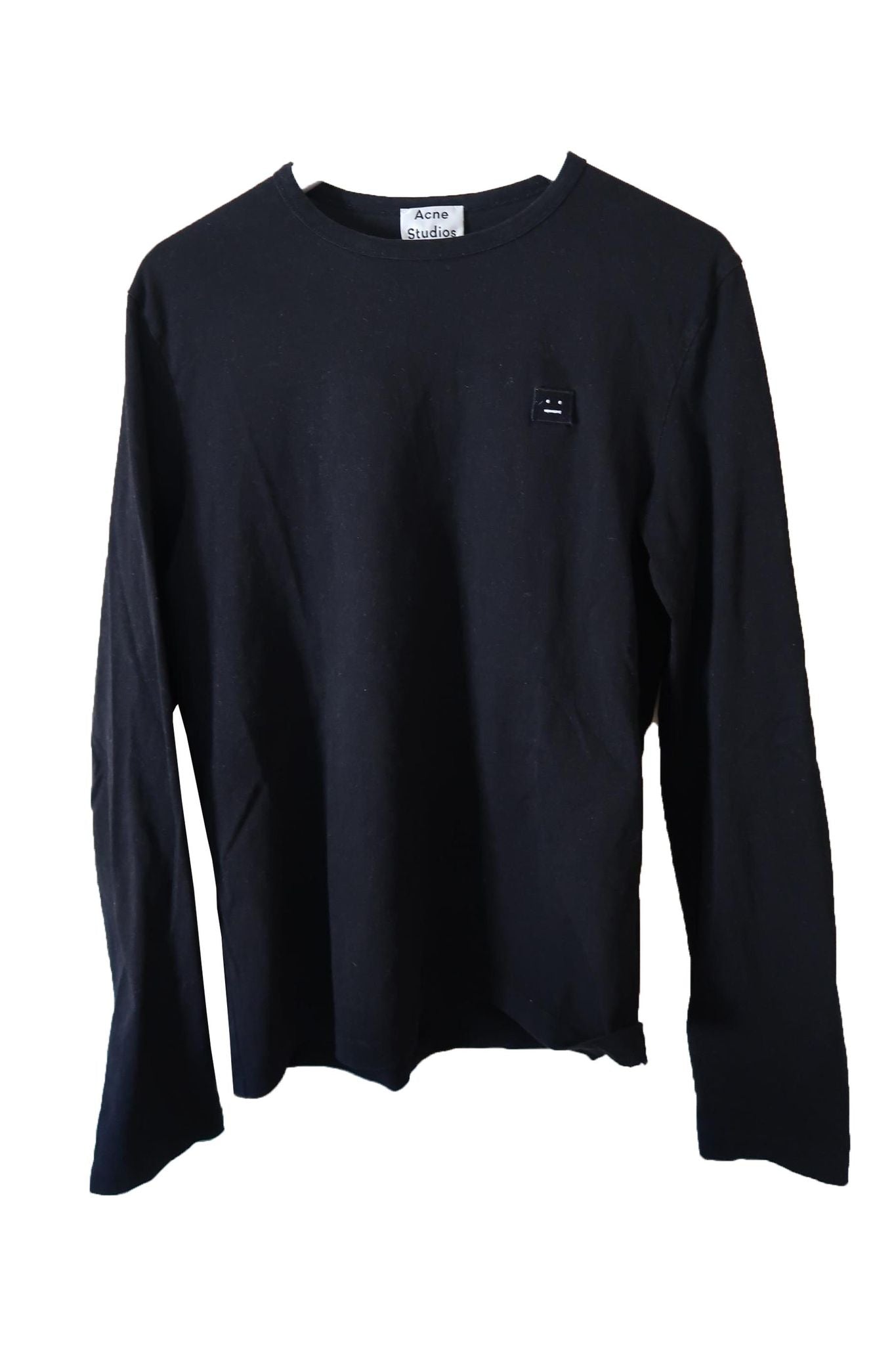 Acne Studios Black Nash Face Long Sleeve
