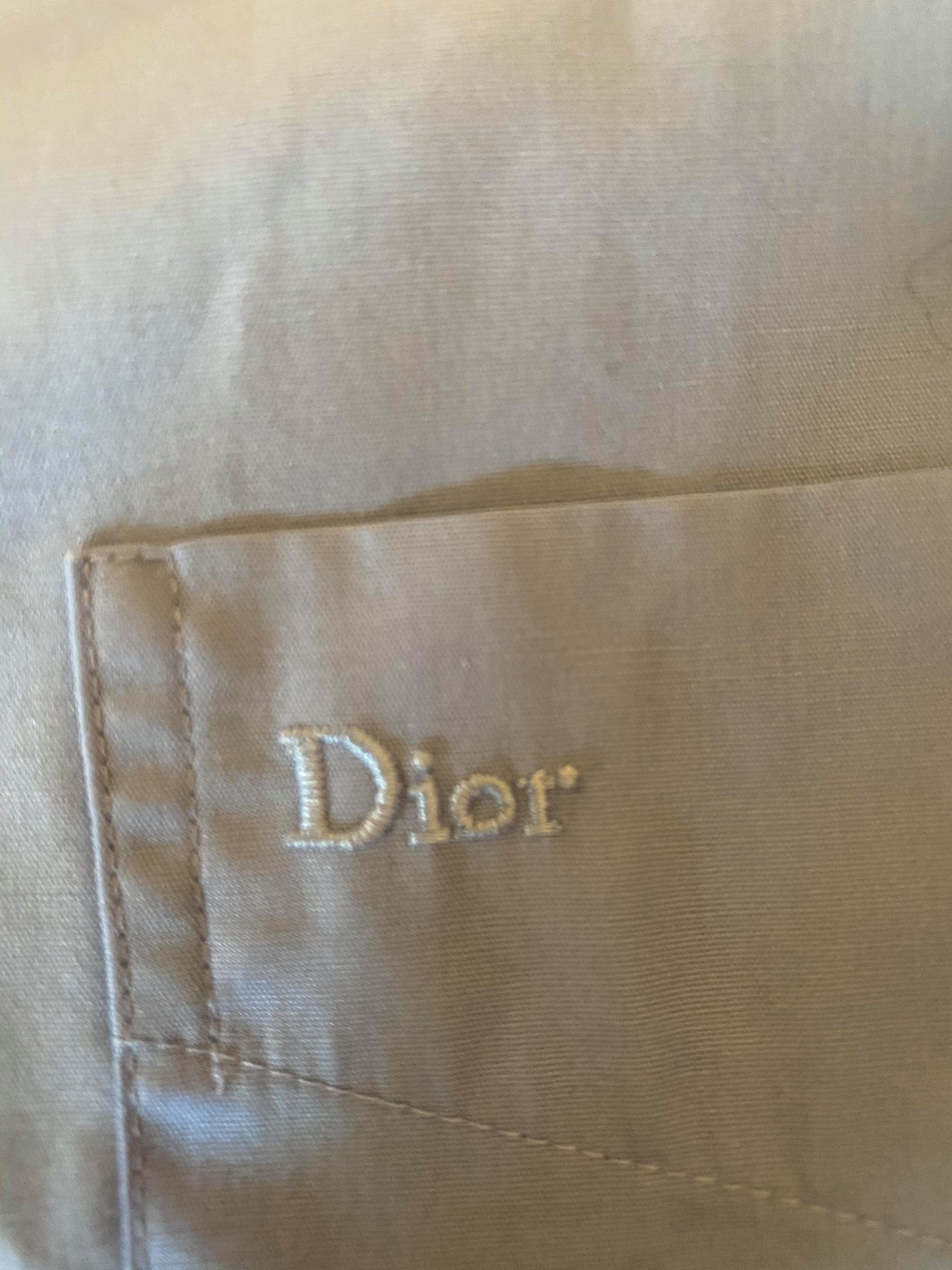 Christian Dior Blue Pocket Logo Shirt
