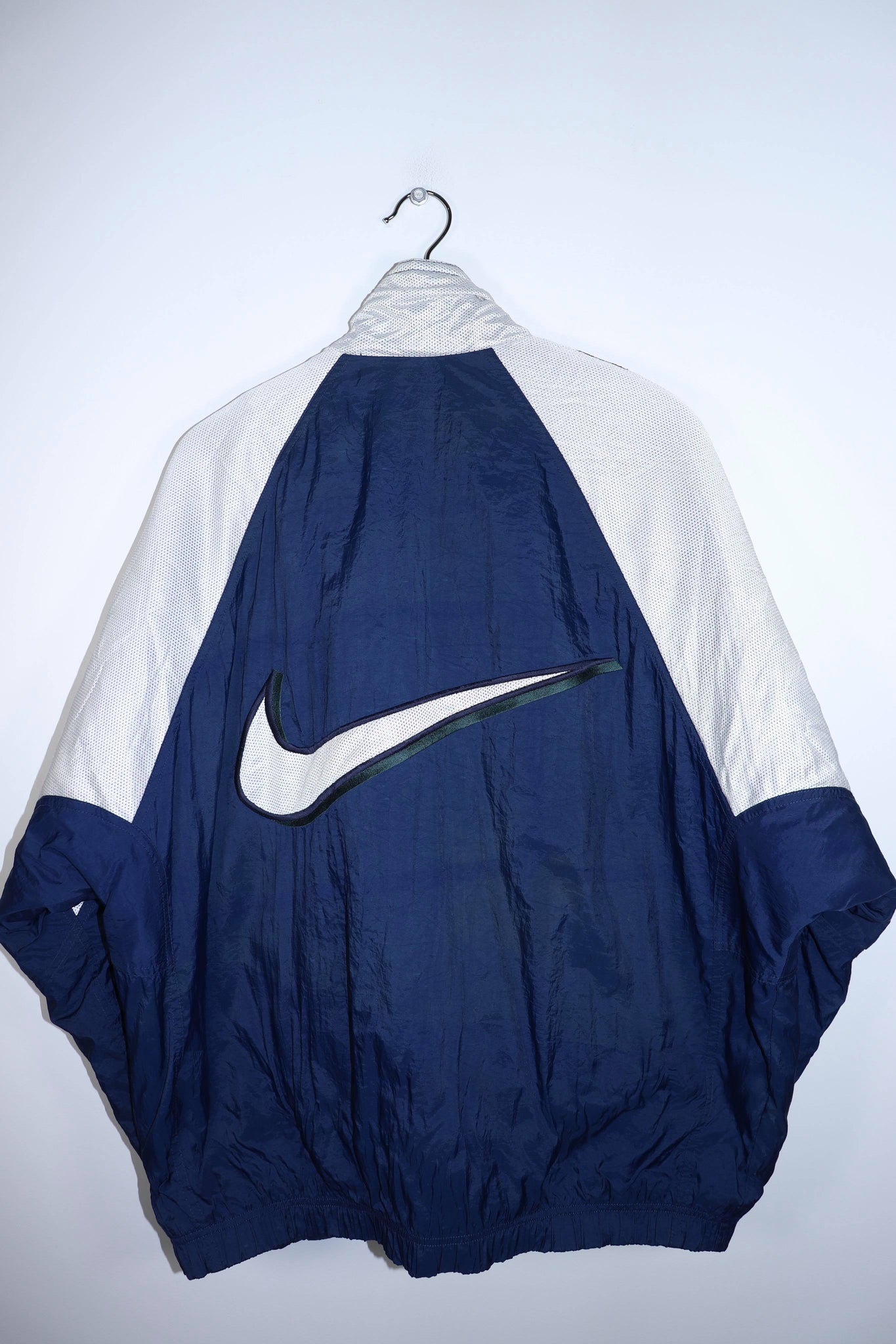 Vintage Nike Embroidered Large Swoosh Quilted Jacket