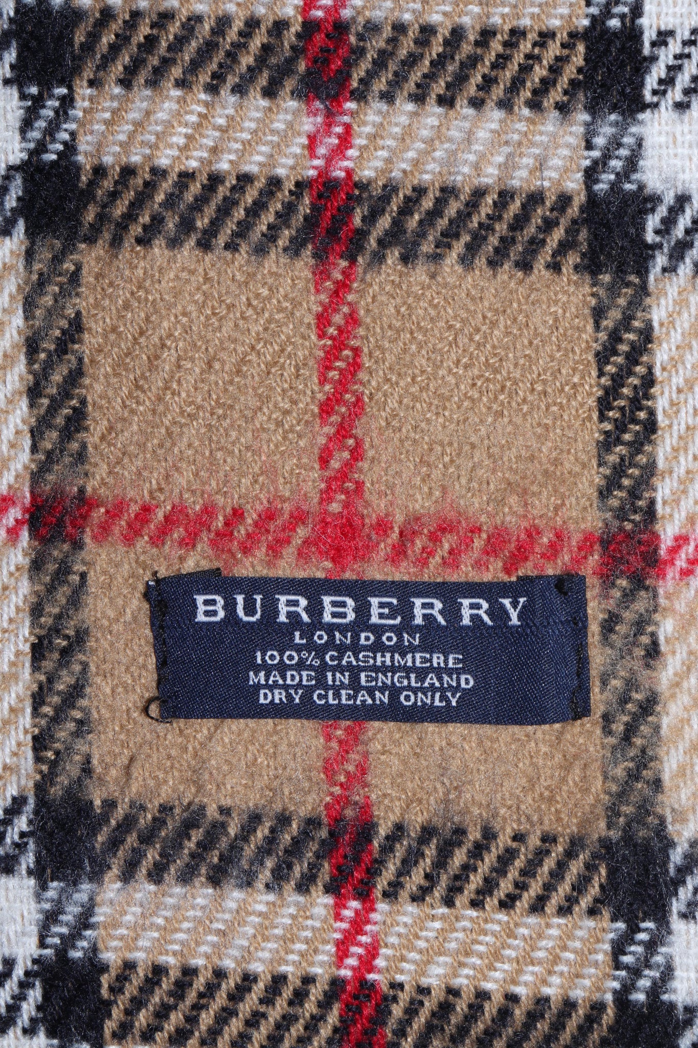 BURBERRY LONDON NOVA CHECK CASHMERE SCARF
