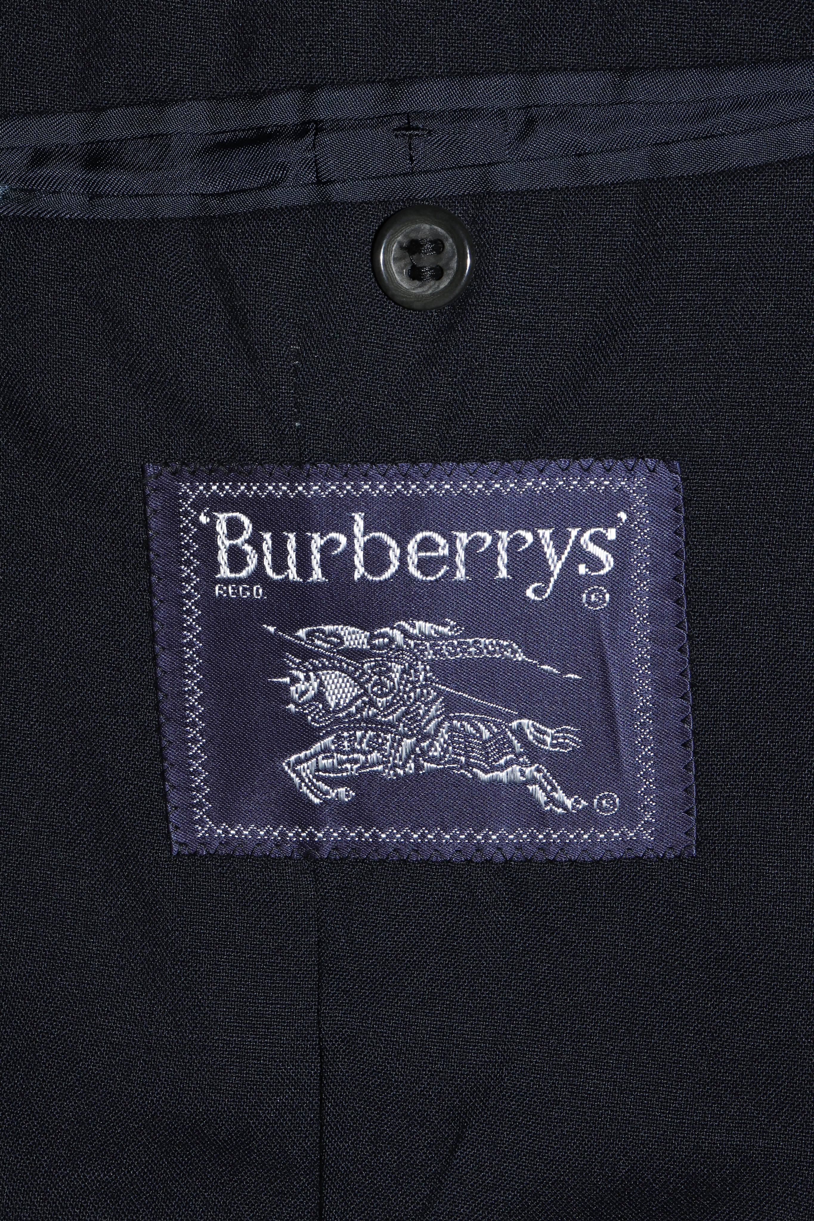 Burberry Vintage Navy Blazer