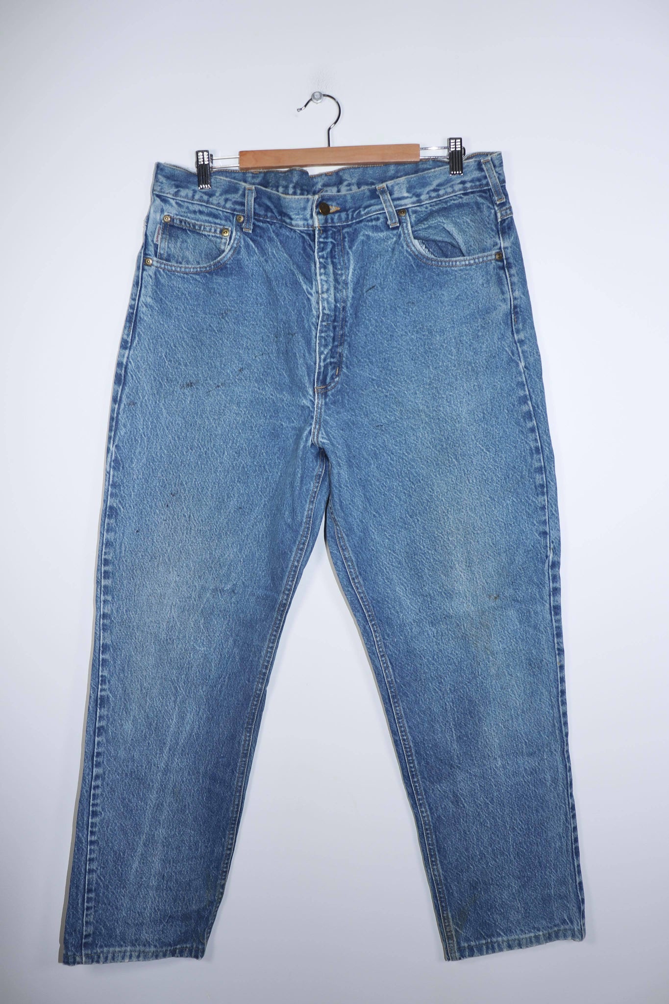 Vintage Carhartt Thick Denim Pants 38 X 34