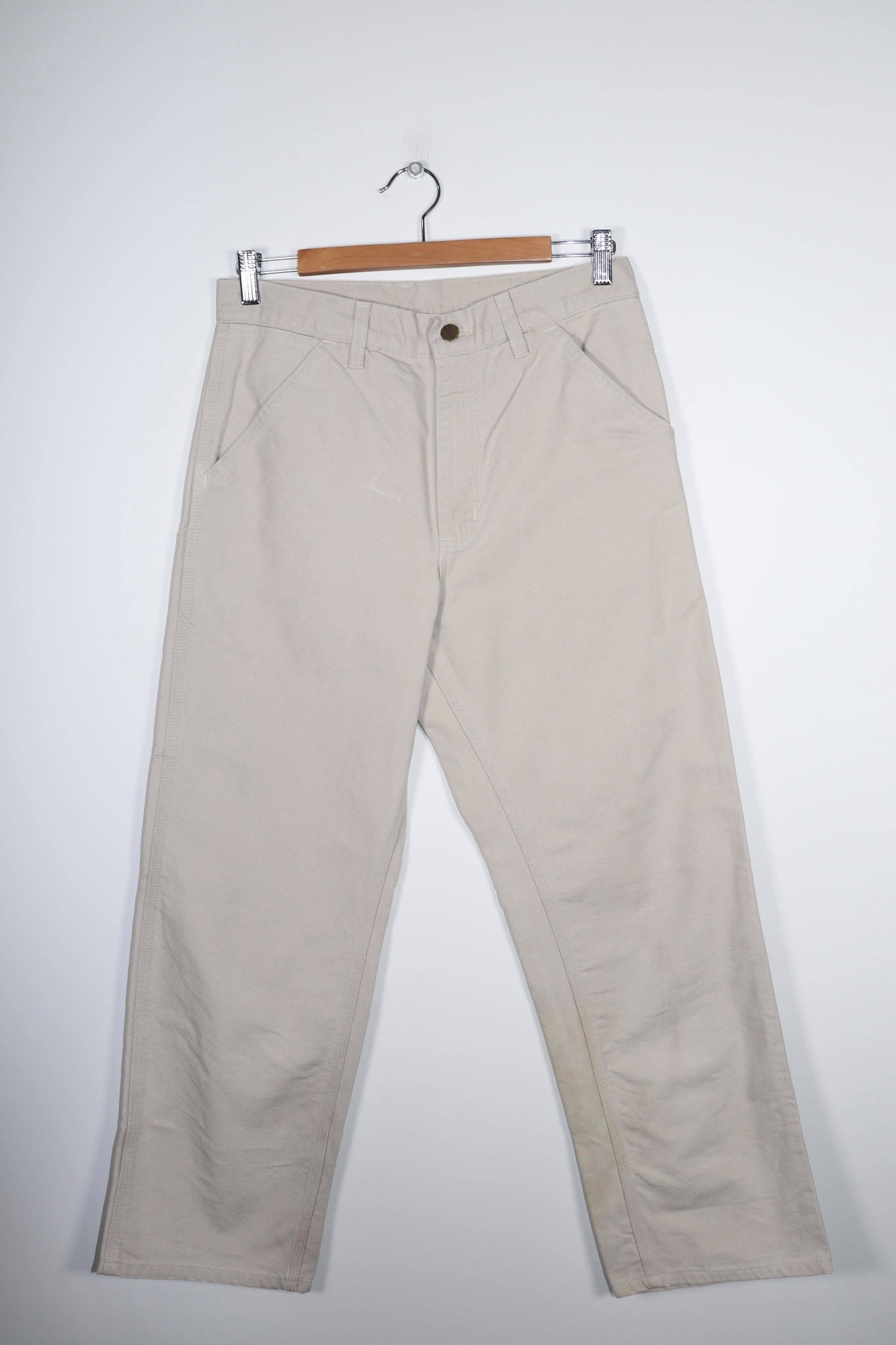 Vintage Carhartt Cream Thick Carpenter Pants