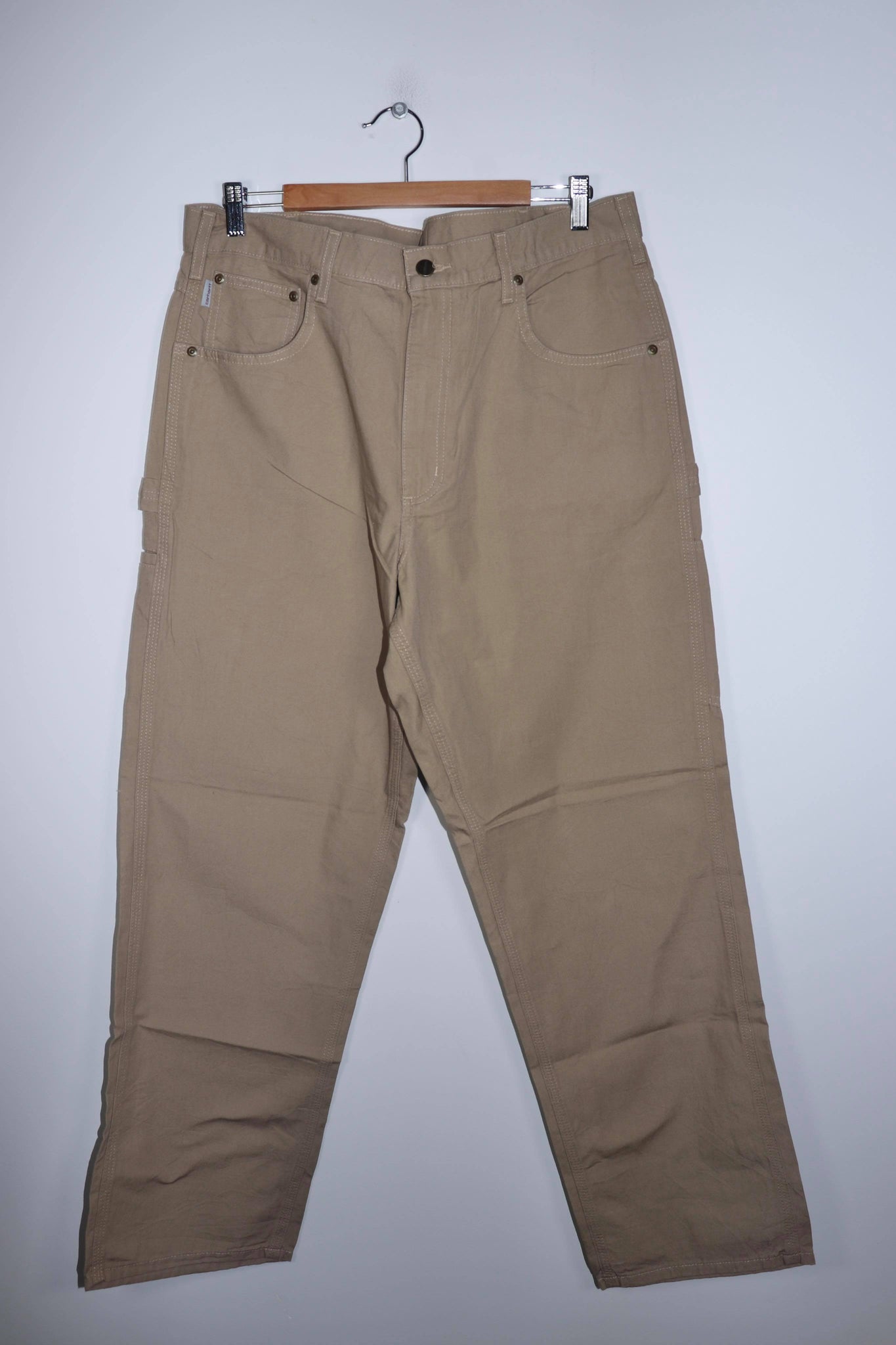 Vintage Carhartt Light Brown Regular Carpenter Pants