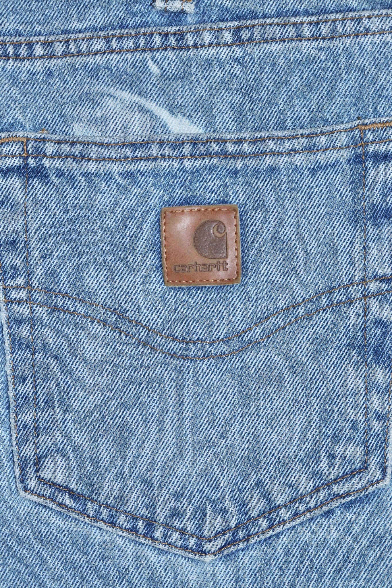 Vintage Carhartt Light Wash Thick Denim Pants
