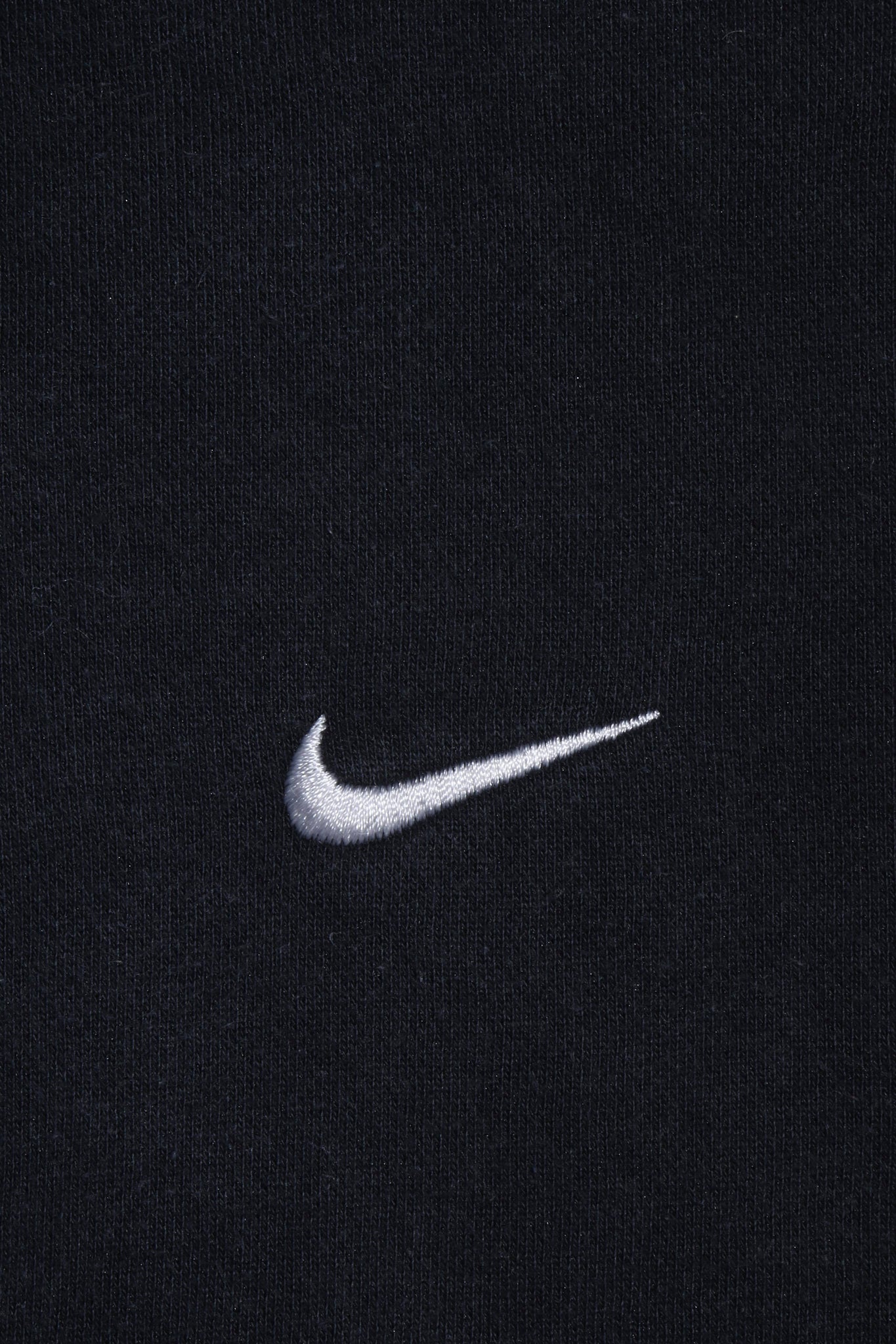 Nike 2000s Mini Swoosh Black Hoodie Vintage (XL)