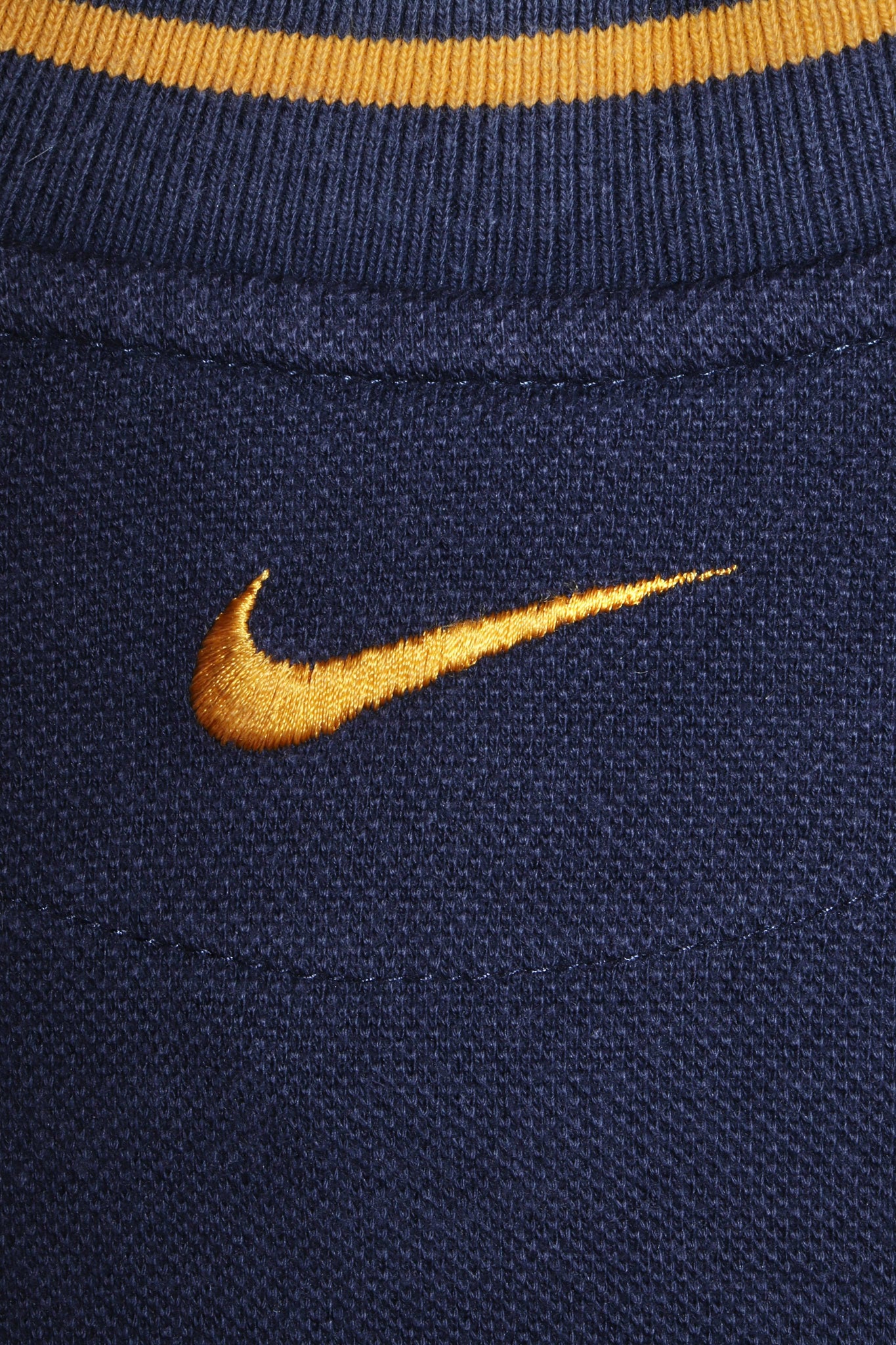 Nike 90s Navy with Yellow Sweatshirt Vintage