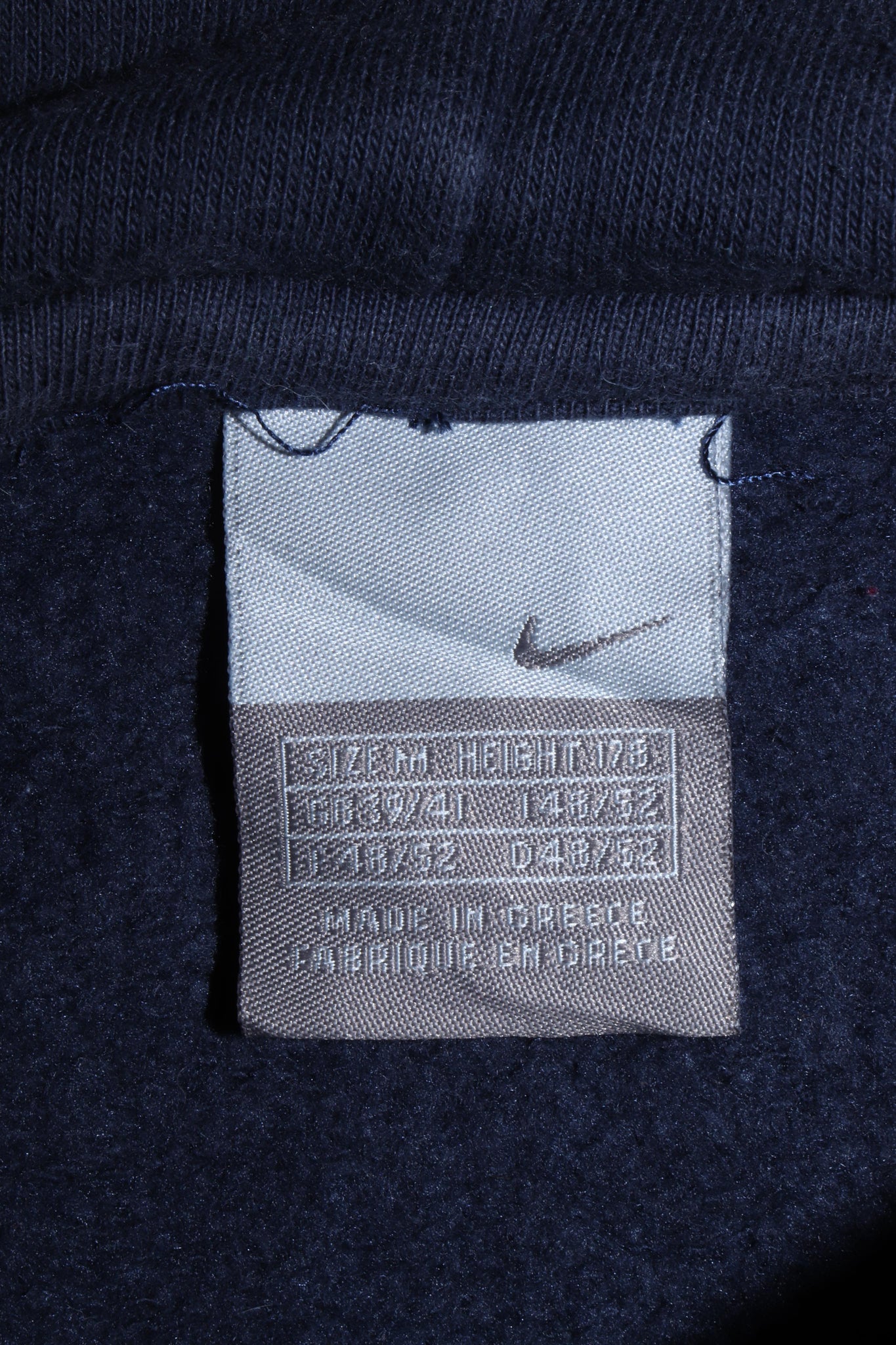 Nike Early 2000s Sun Faded Navy Hoodie
