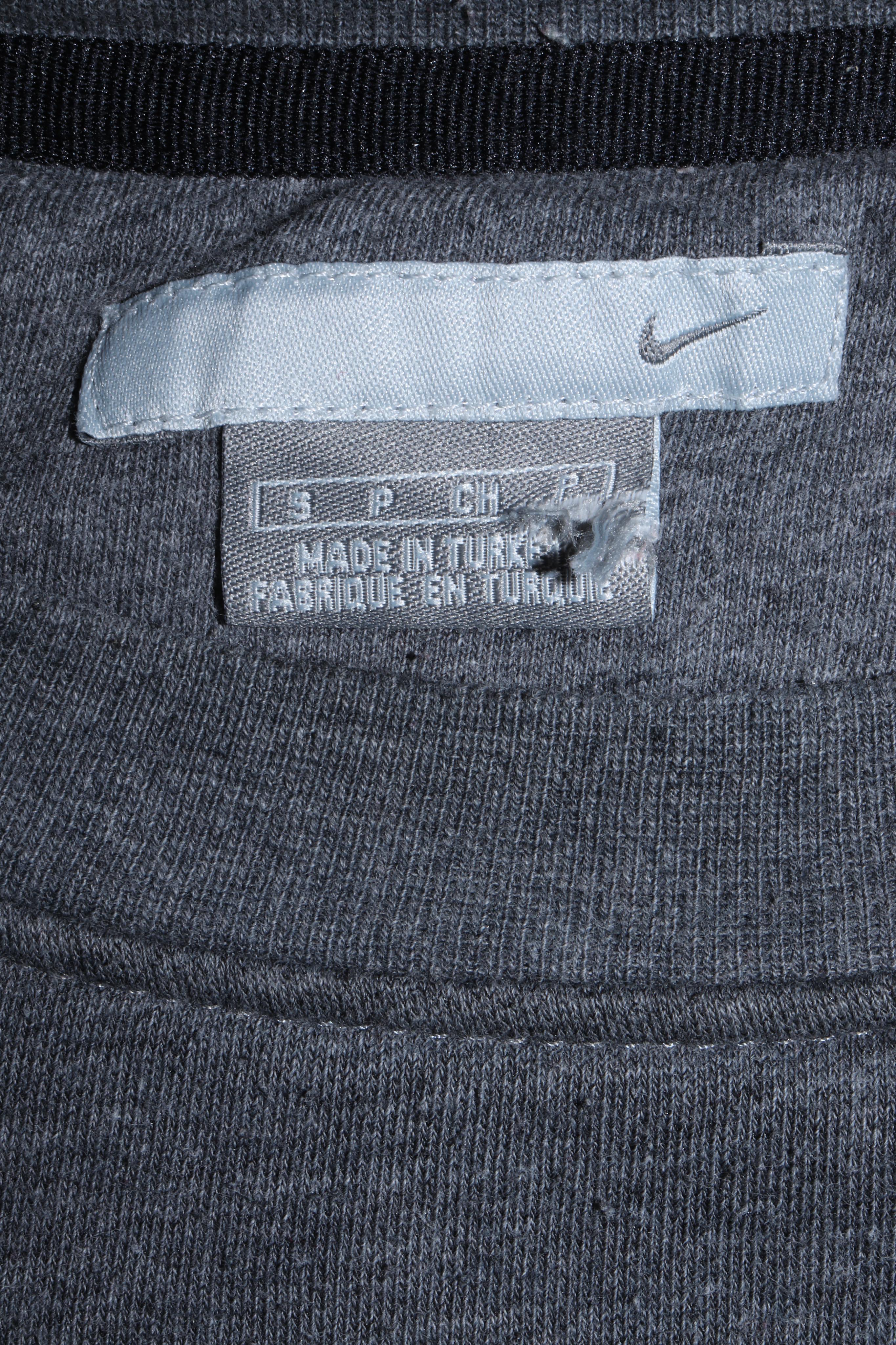Nike Early 2000s Dark Grey Sweatshirt Vintage