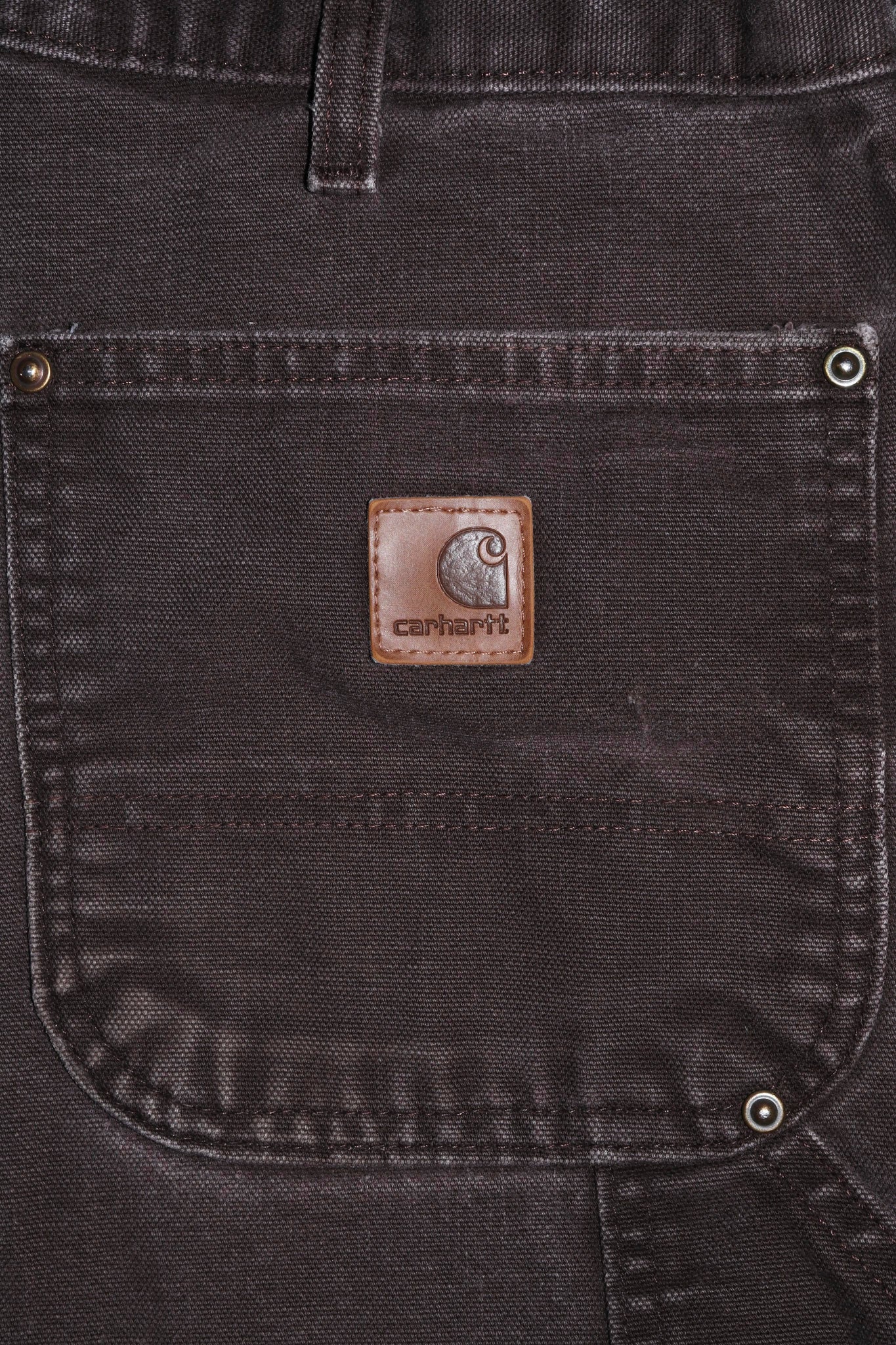 Vintage Carhartt Chocolate Brown Double Knee Pants 36 x 30