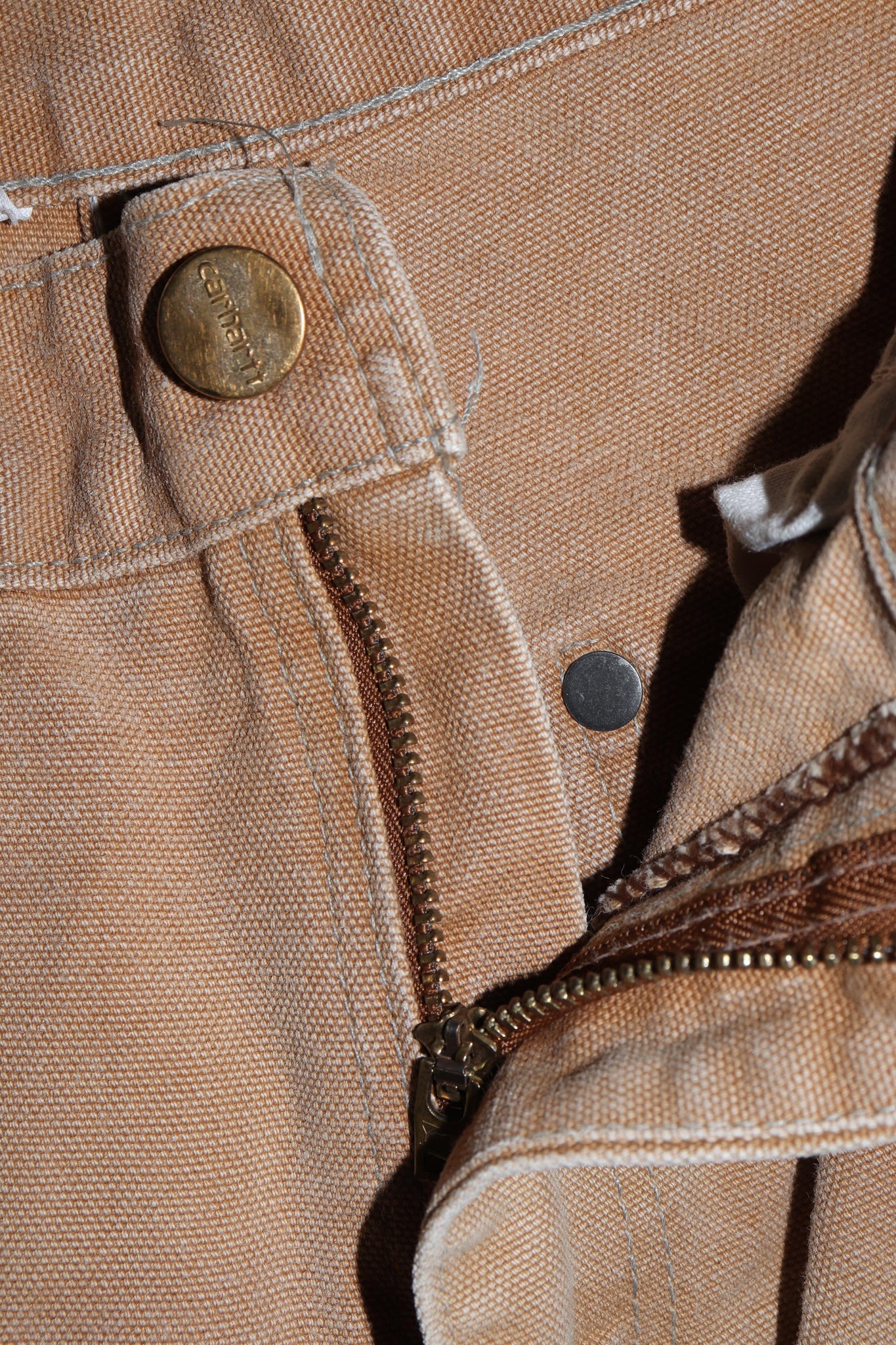 Vintage Carhartt Light Brown Double Knee Pants 30 X 34