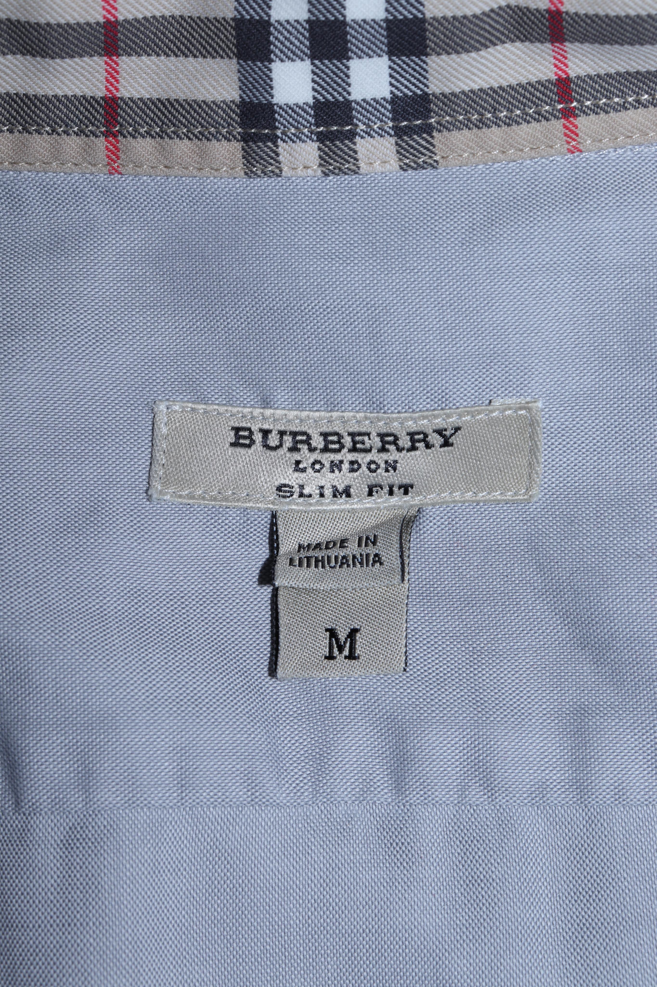 Burberry London Embroidered Logo Dress Shirt