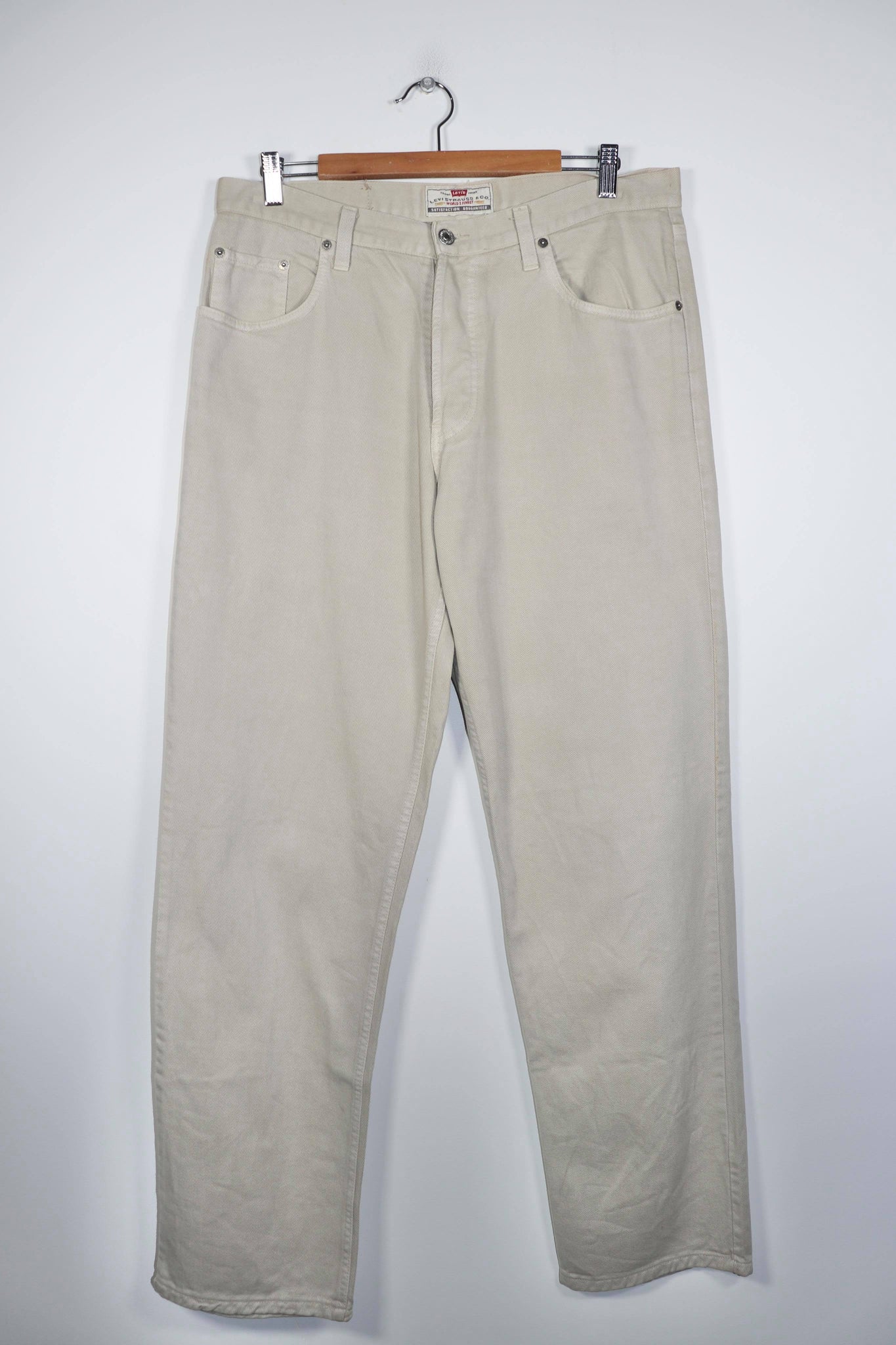 Vintage Levi's Thick Off White Pants (1993)