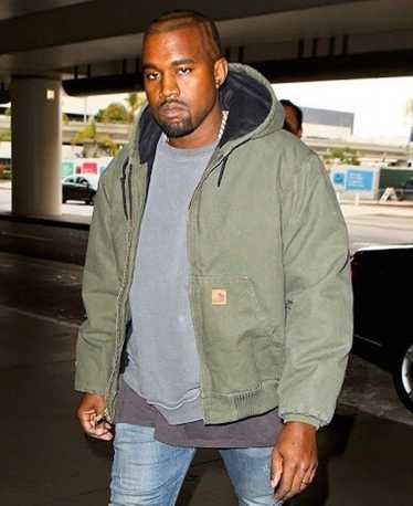 Vintage Carhartt Hooded Moss Green Thick Hooded Jacket