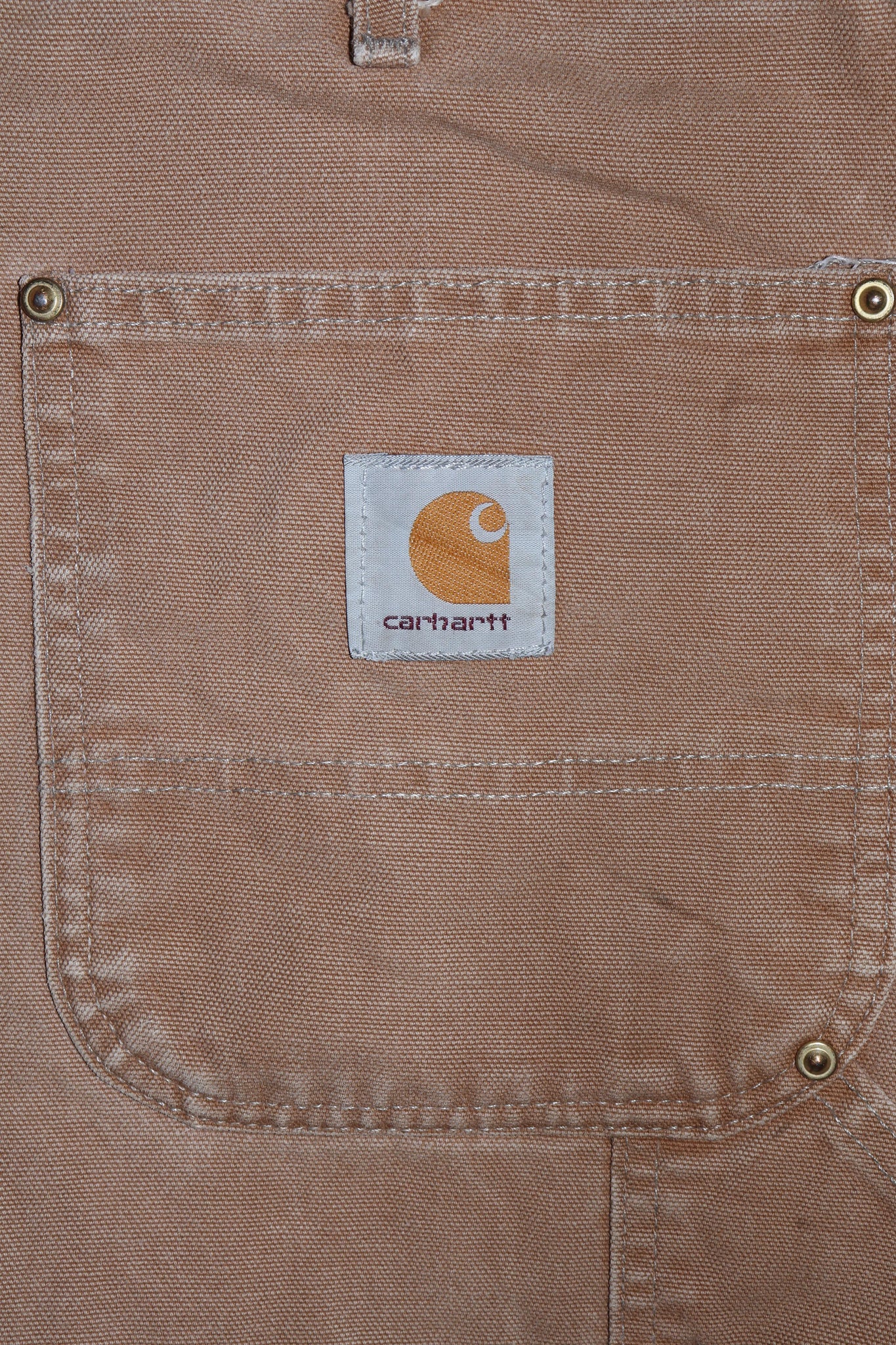 Vintage Carhartt Double Knee Thick Light Brown Carpenter Pants