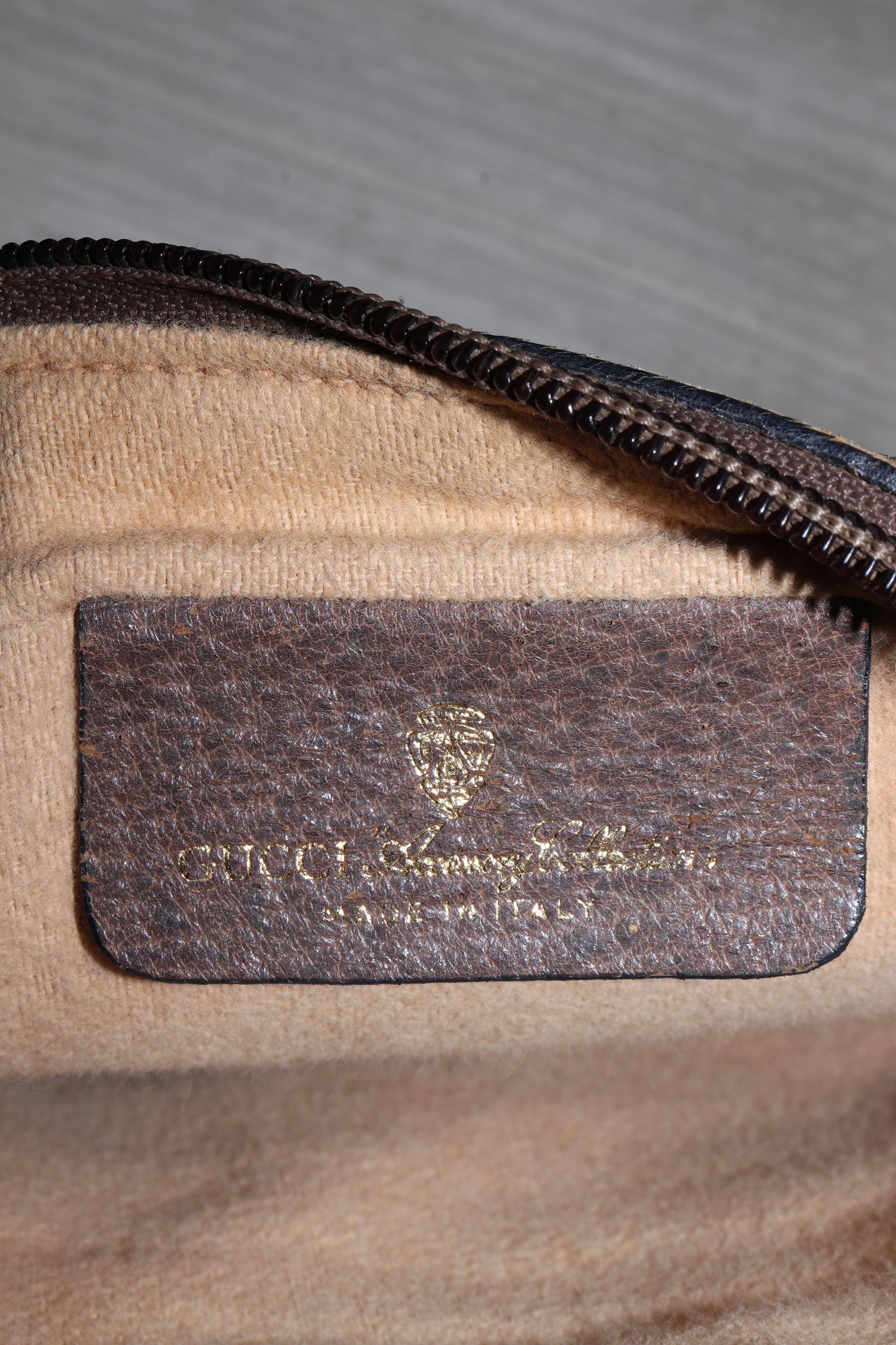Vintage Gucci Monogram Ophidia GG Supreme Side Bag