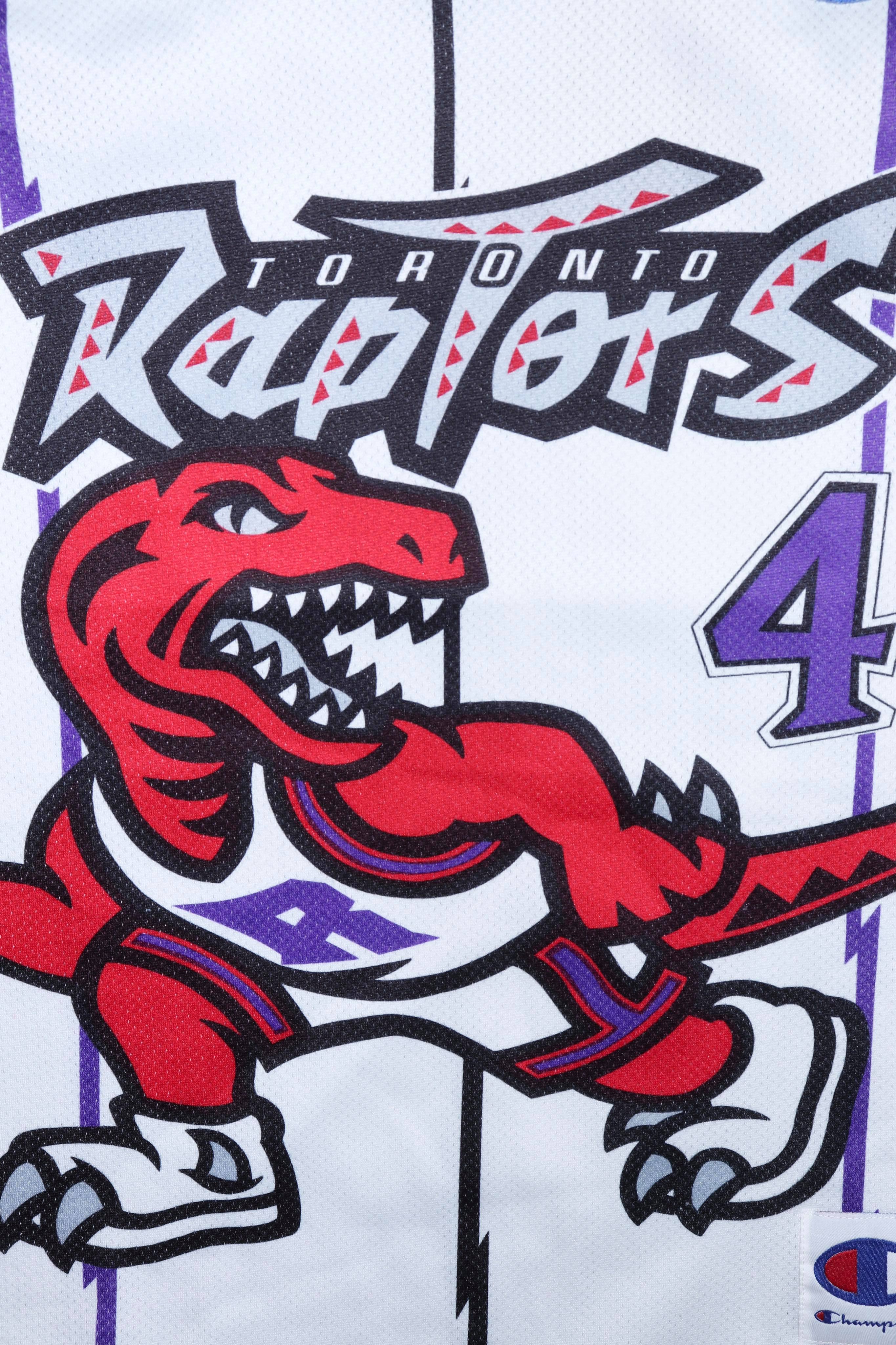 Toronto Raptors Graphics Vintage Champion Toronto Raptors Graphic Basketball Jersey – Curated by ...