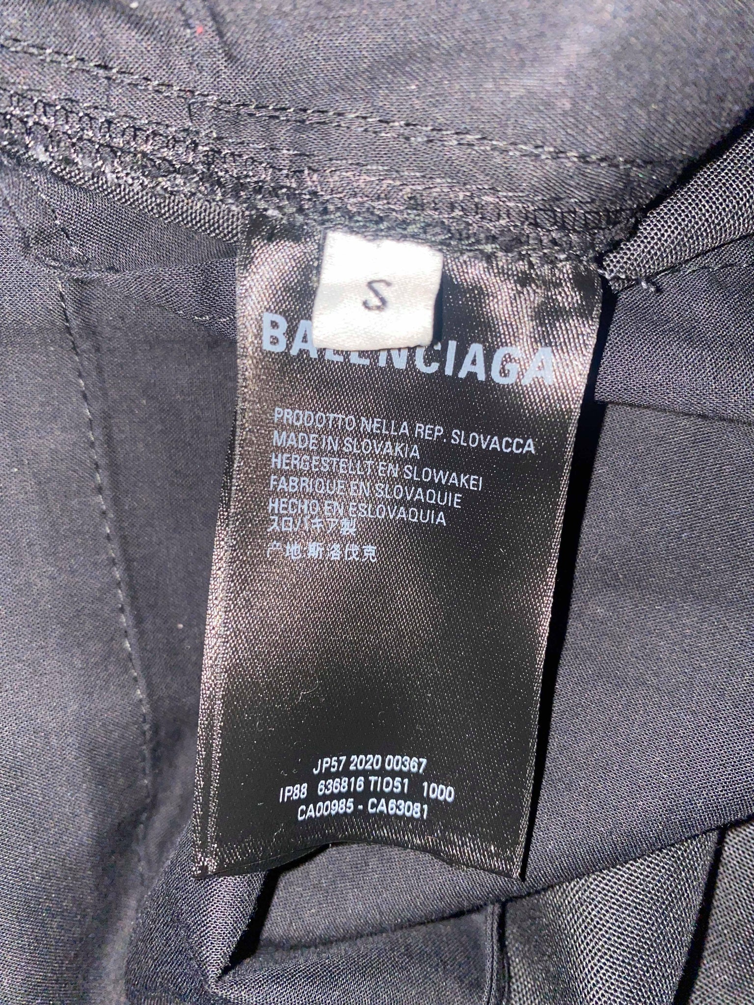 Balenciaga Multipocket Drawstring Hem Cargo Trouser SS20
