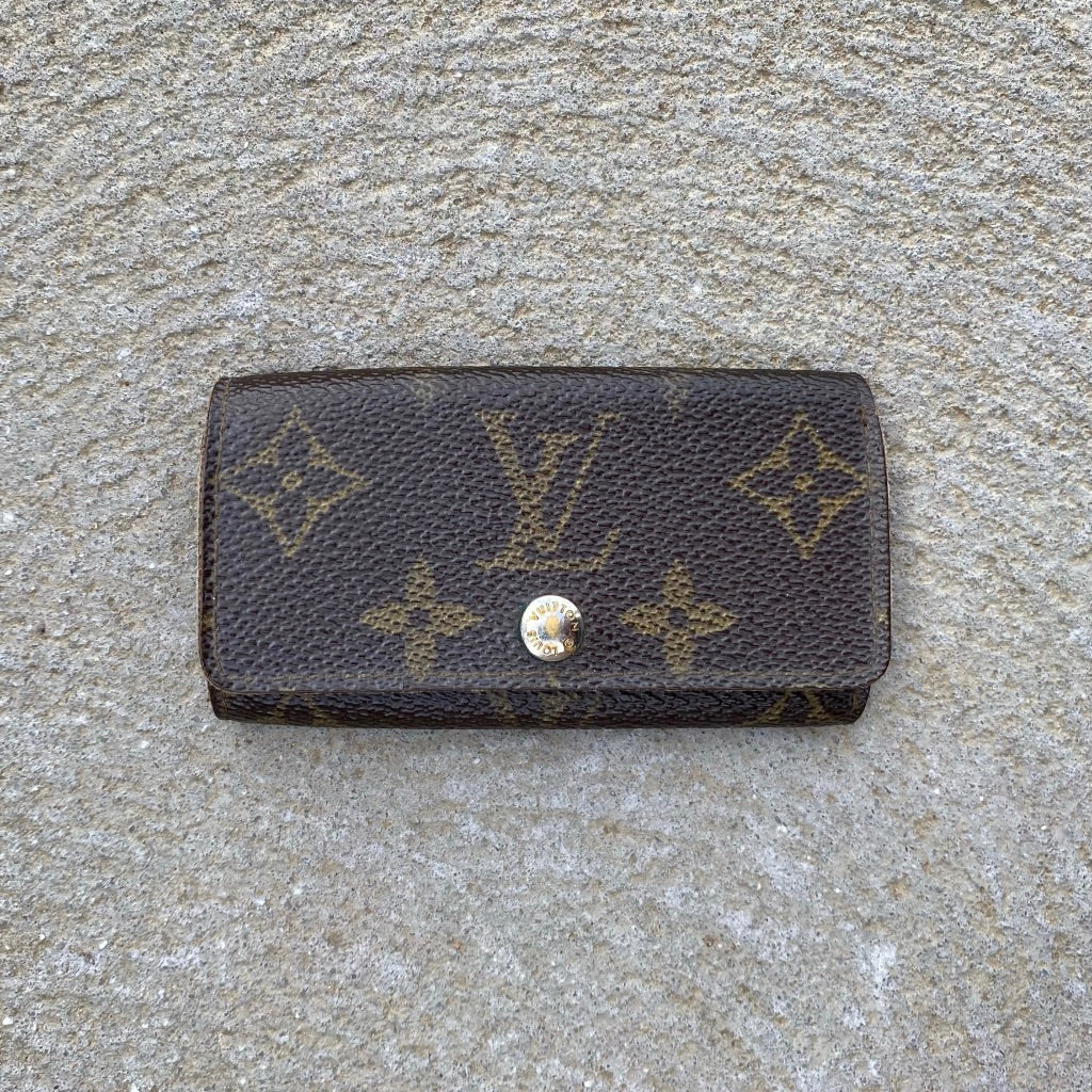 Vintage Louis Vuitton Monogram 4 Key Holder Wallet