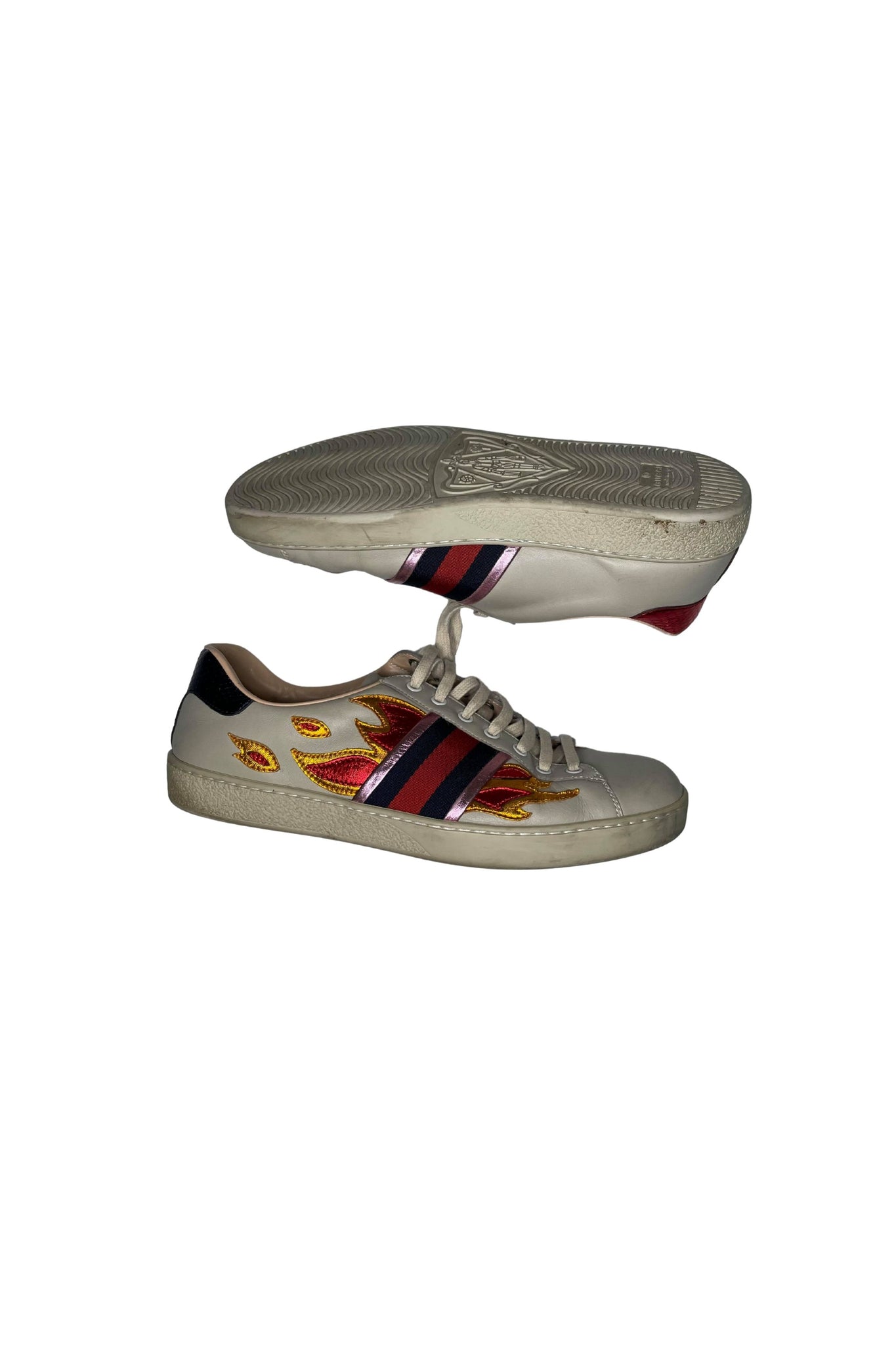 Gucci Ace Low Sneaker Flame