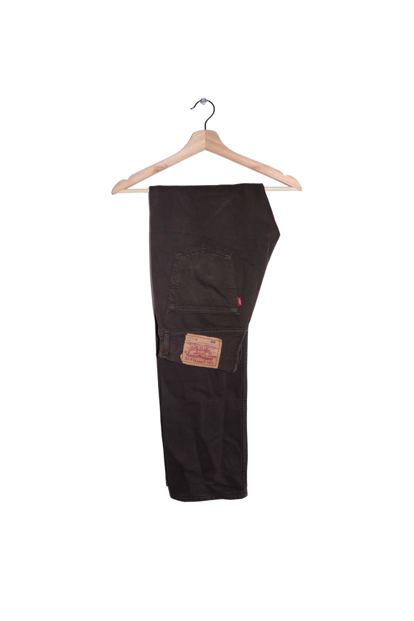 Vintage Levi's 501 Chocolate Denim Jeans (1997)