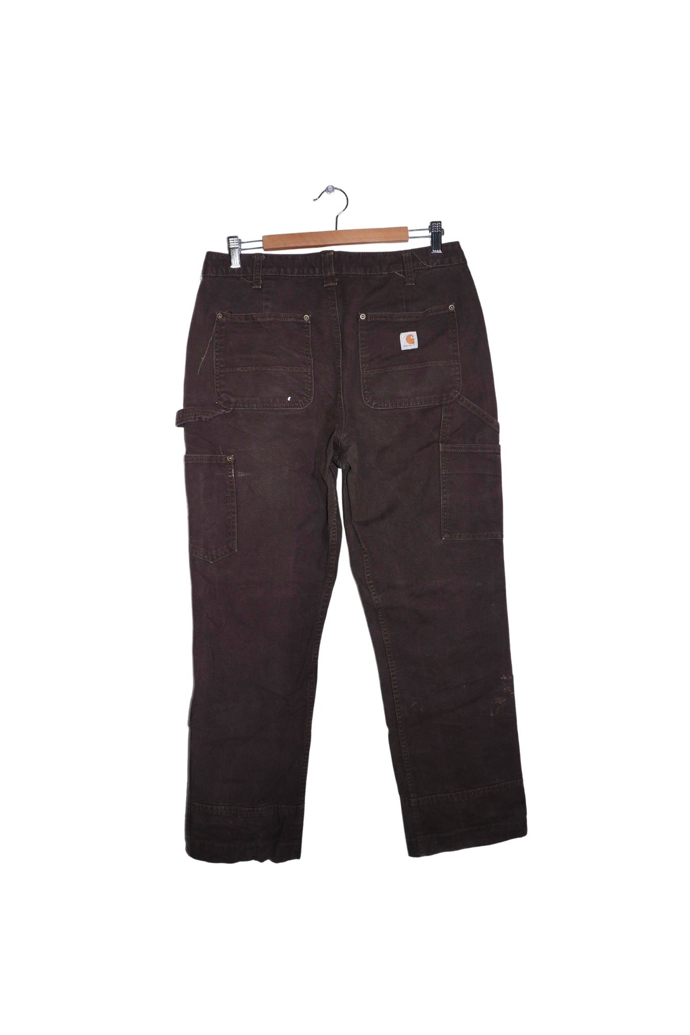 Vintage Carhartt Double Knee Thick Chocolate Brown Carpenter Pants